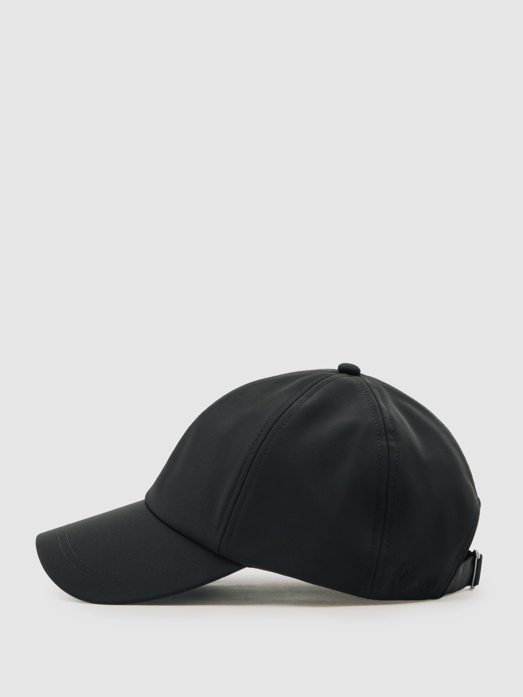 Embroidered Logo Tech Baseball Cap in Black - Image 3 of 5