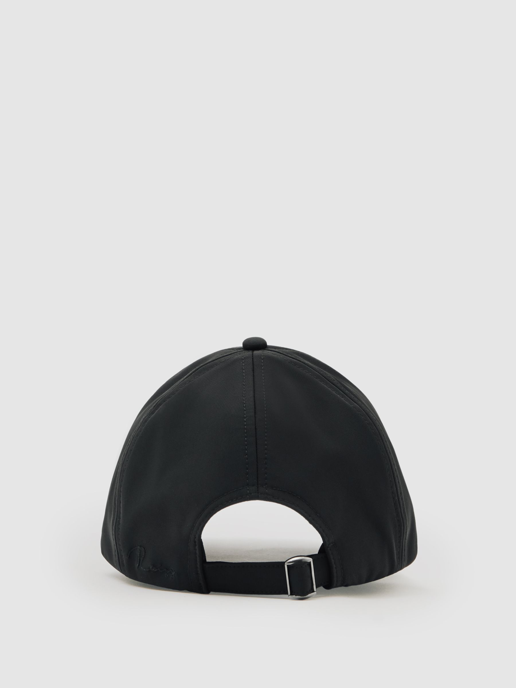 Embroidered Logo Tech Baseball Cap in Black - Image 4 of 5