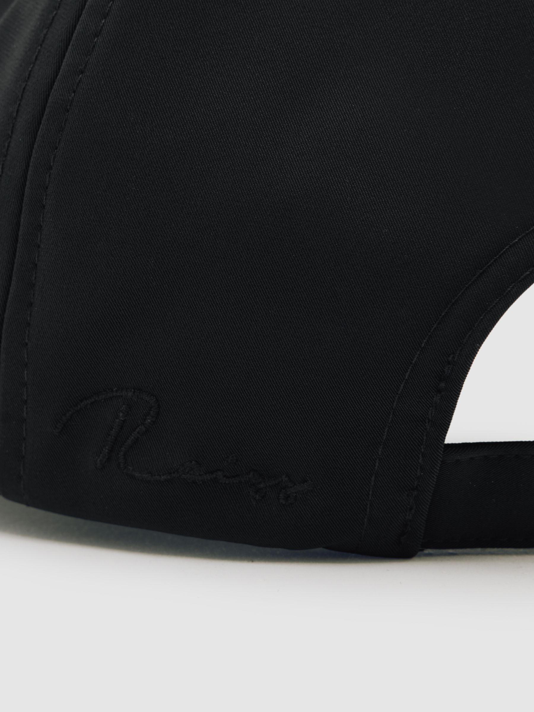 Embroidered Logo Tech Baseball Cap in Black - Image 5 of 5