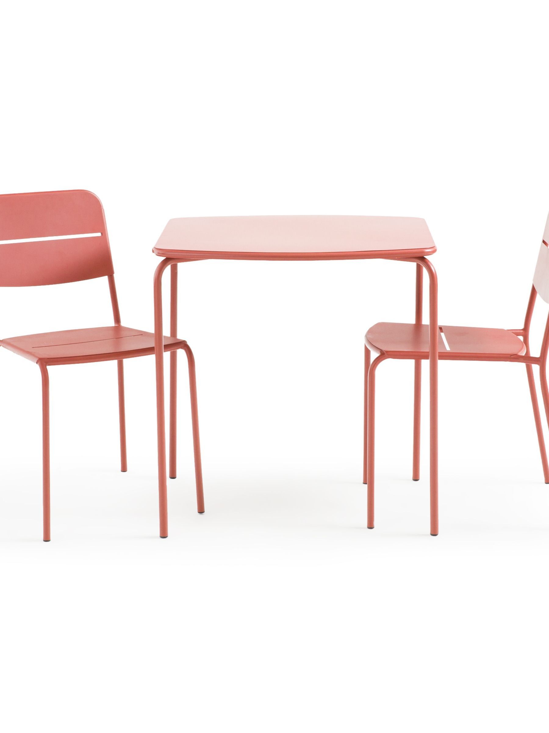 La Redoute Intérieurs Terracotta Dune Square Metal Garden Table - Image 6 of 6