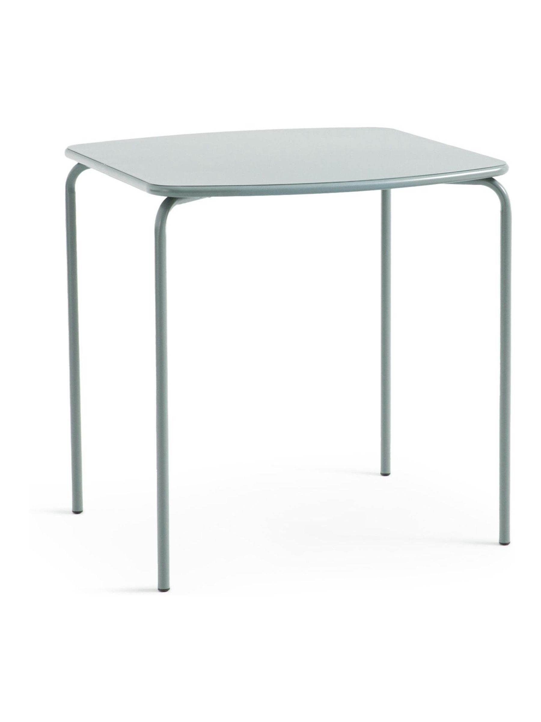La Redoute Intérieurs Sage Green Dune Square Metal Garden Table - Image 2 of 6