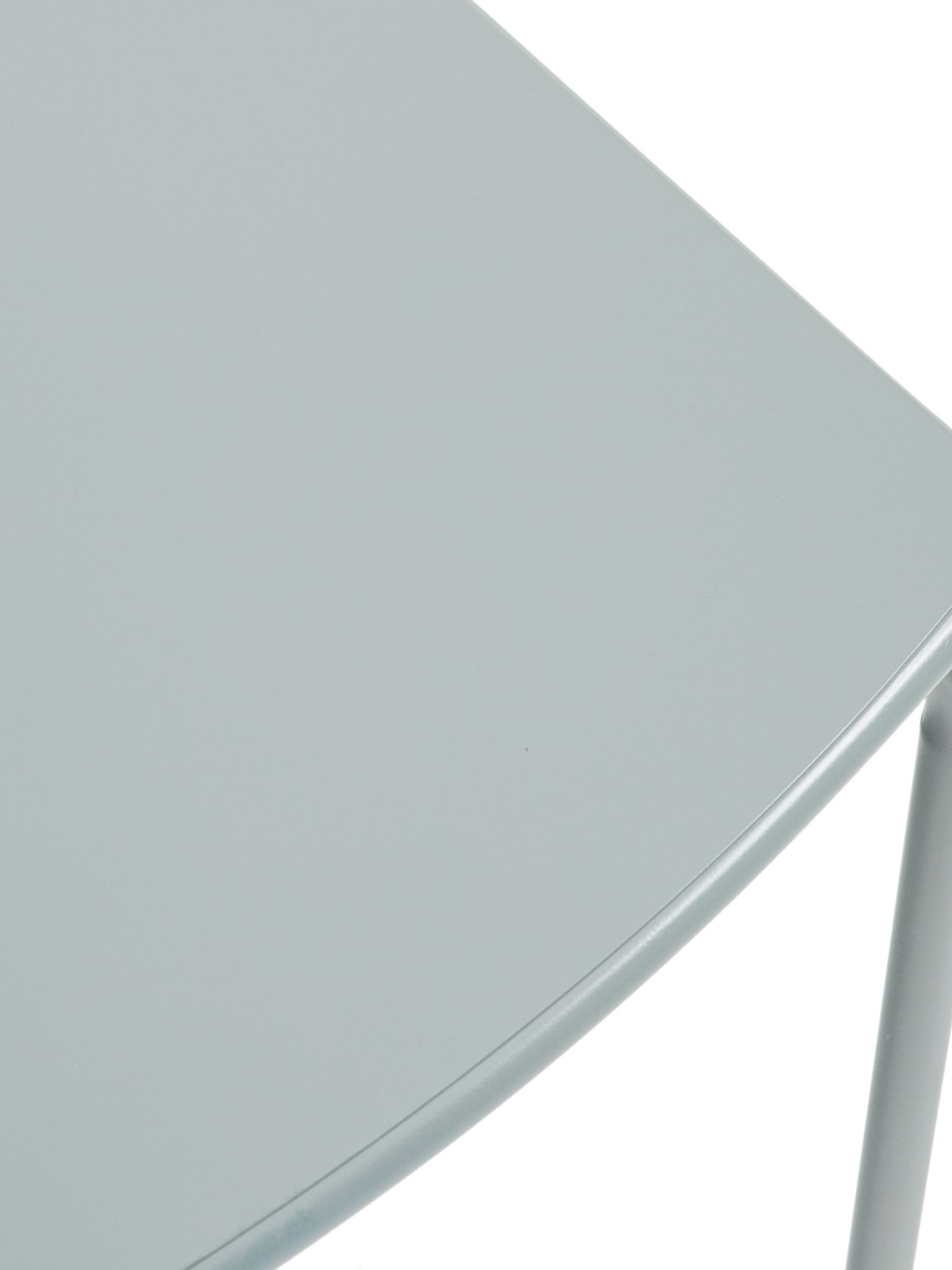 La Redoute Intérieurs Sage Green Dune Square Metal Garden Table - Image 4 of 6