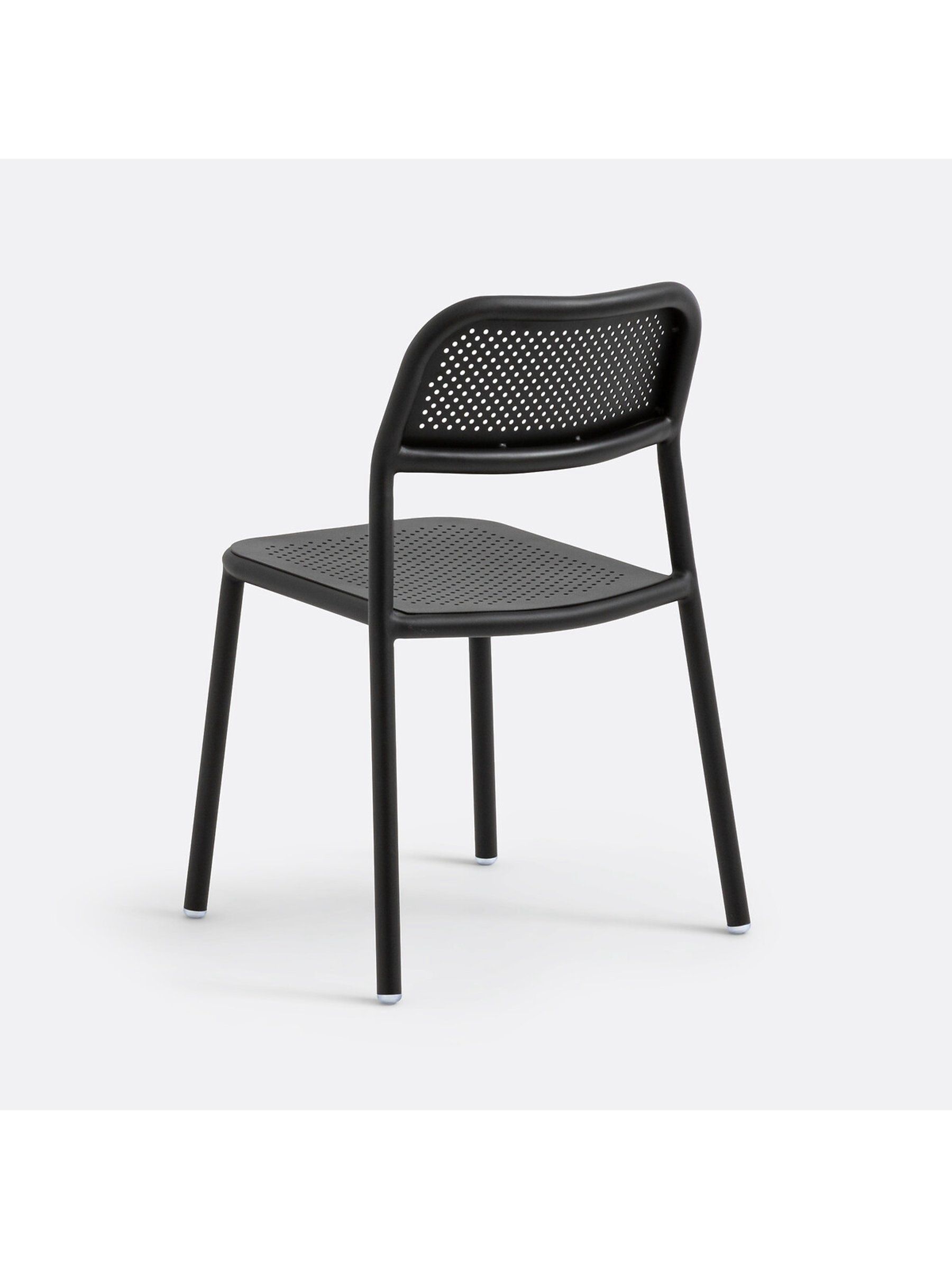 La Redoute Intérieurs Set of 2 Black Lyona Aluminium Garden Chairs - Image 3 of 6