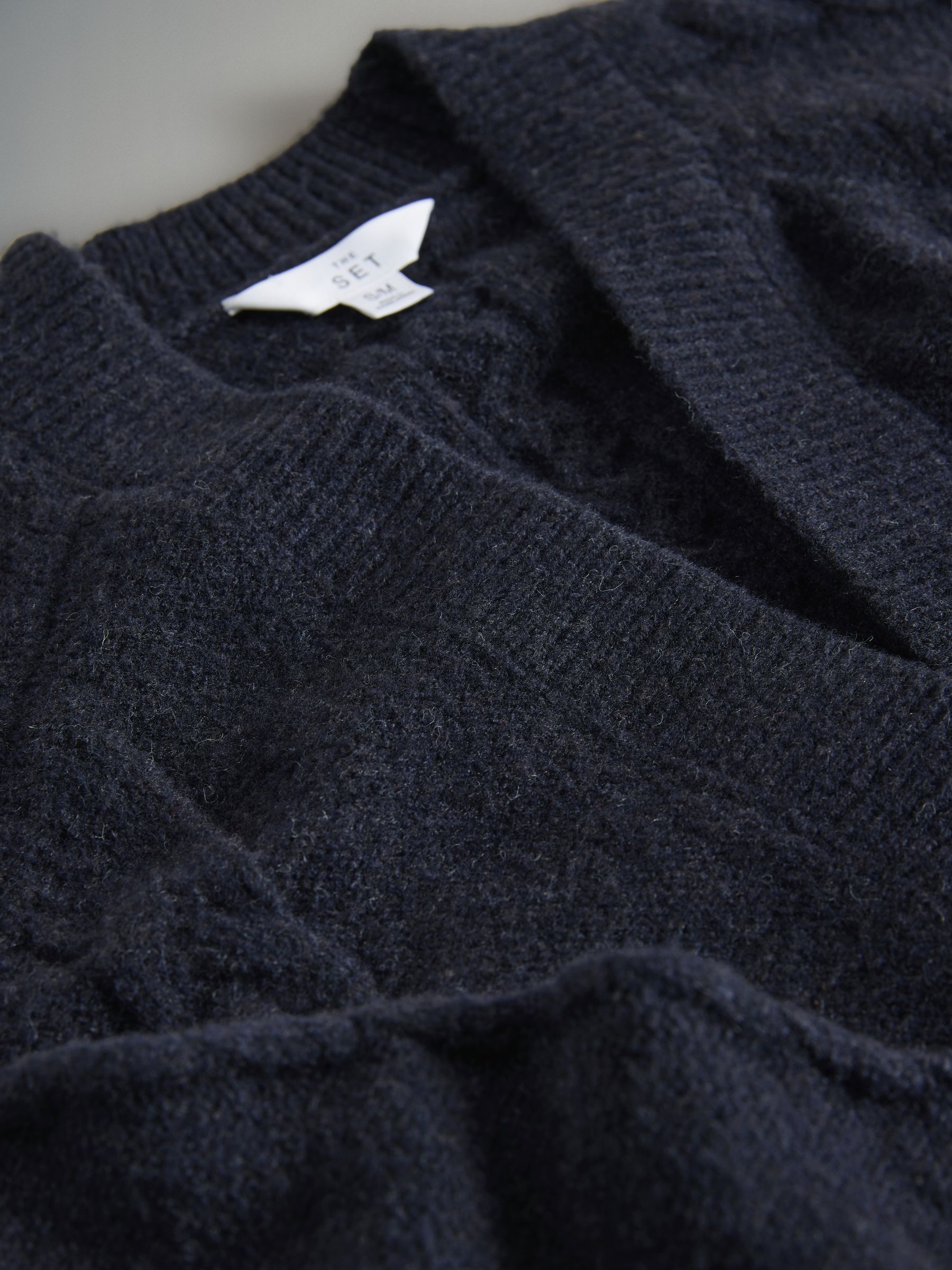 Chocolate Brown/Navy Blue 2 Pack Knitted Cable Cardigans - Image 4 of 5