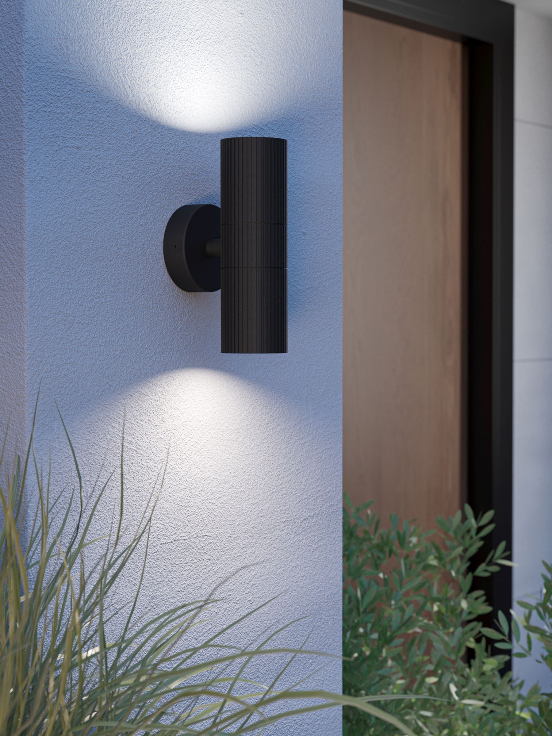 Eglo Black TOMELLOSO Modern Outdoor Wall Light - Image 1 of 5