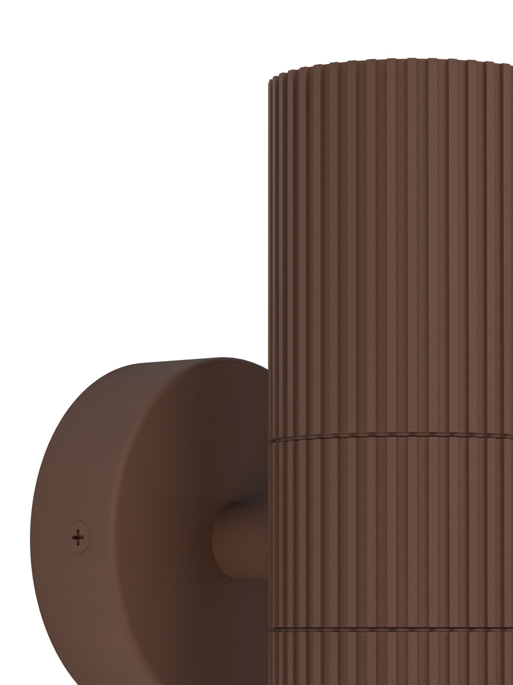 Eglo Rust Coloured TOMELLOSO Modern Outdoor Wall Light - Image 3 of 5