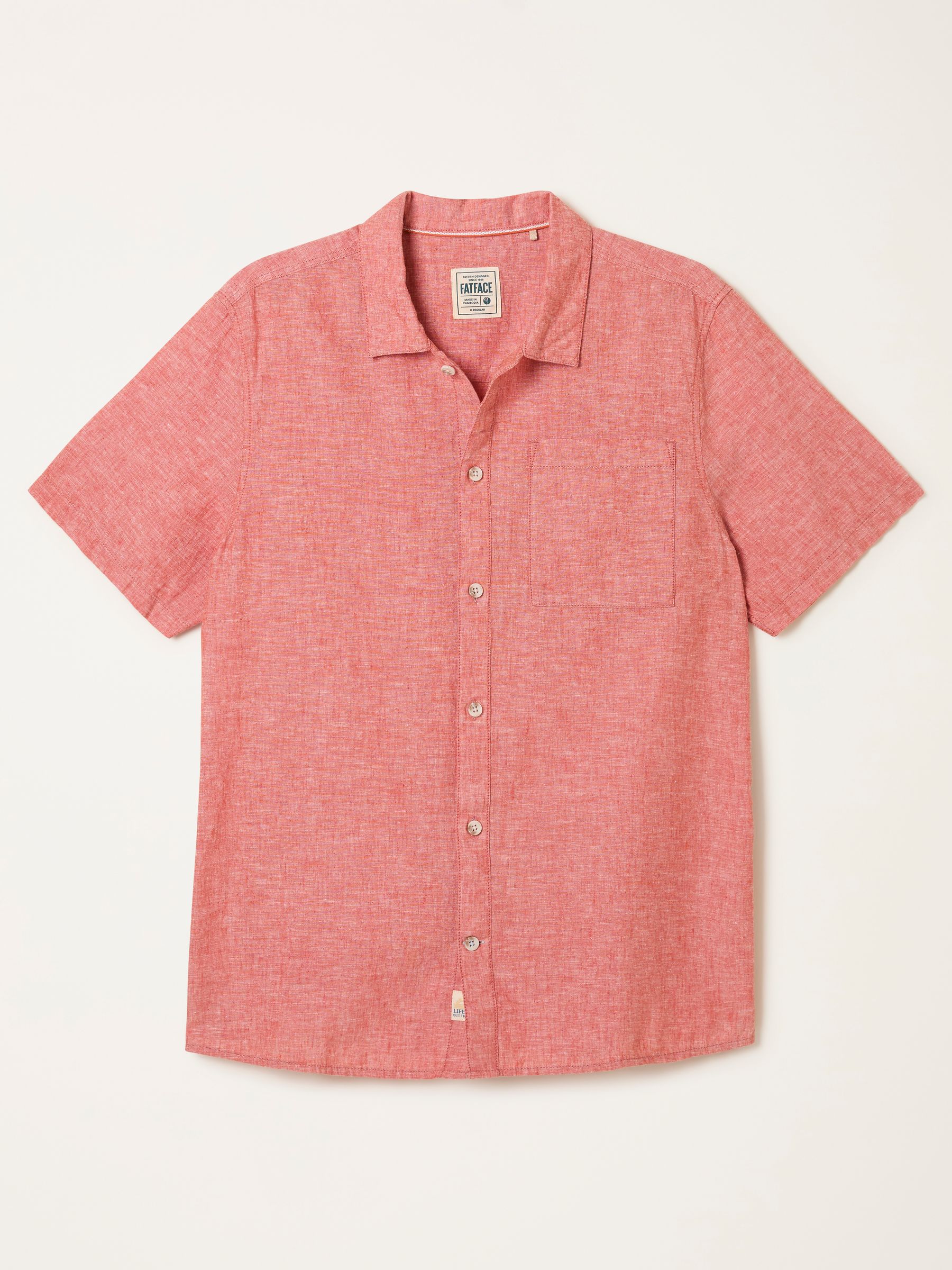 Bugle Terracotta Short Sleeve 1 pocket Shirt - Image 6 of 6