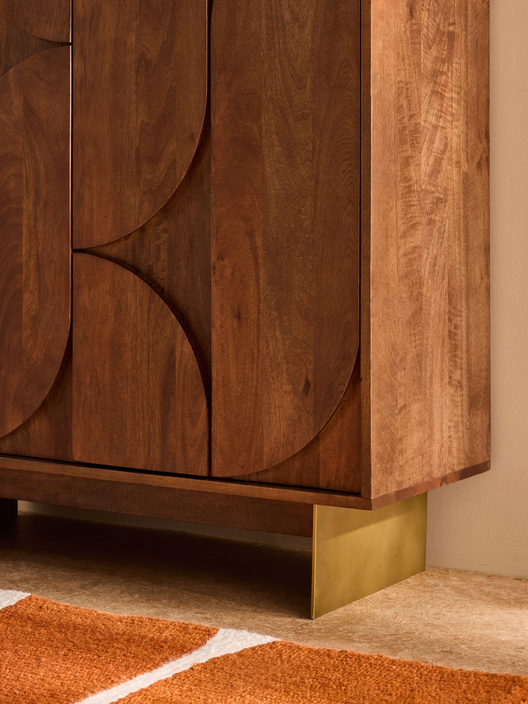 Keala Tall Sideboard in Dark Mango Wood - Image 2 of 5