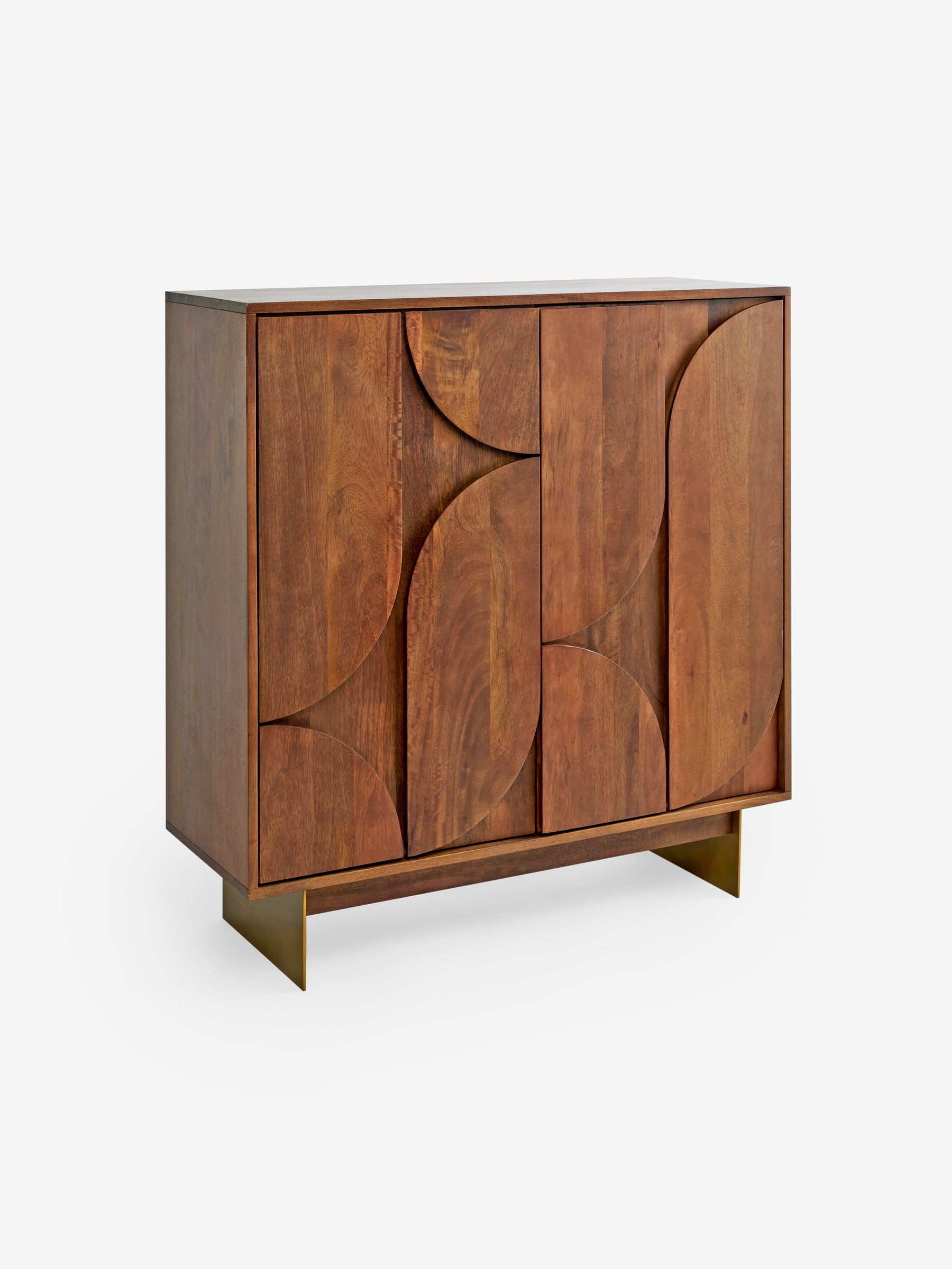 Keala Tall Sideboard in Dark Mango Wood - Image 4 of 5