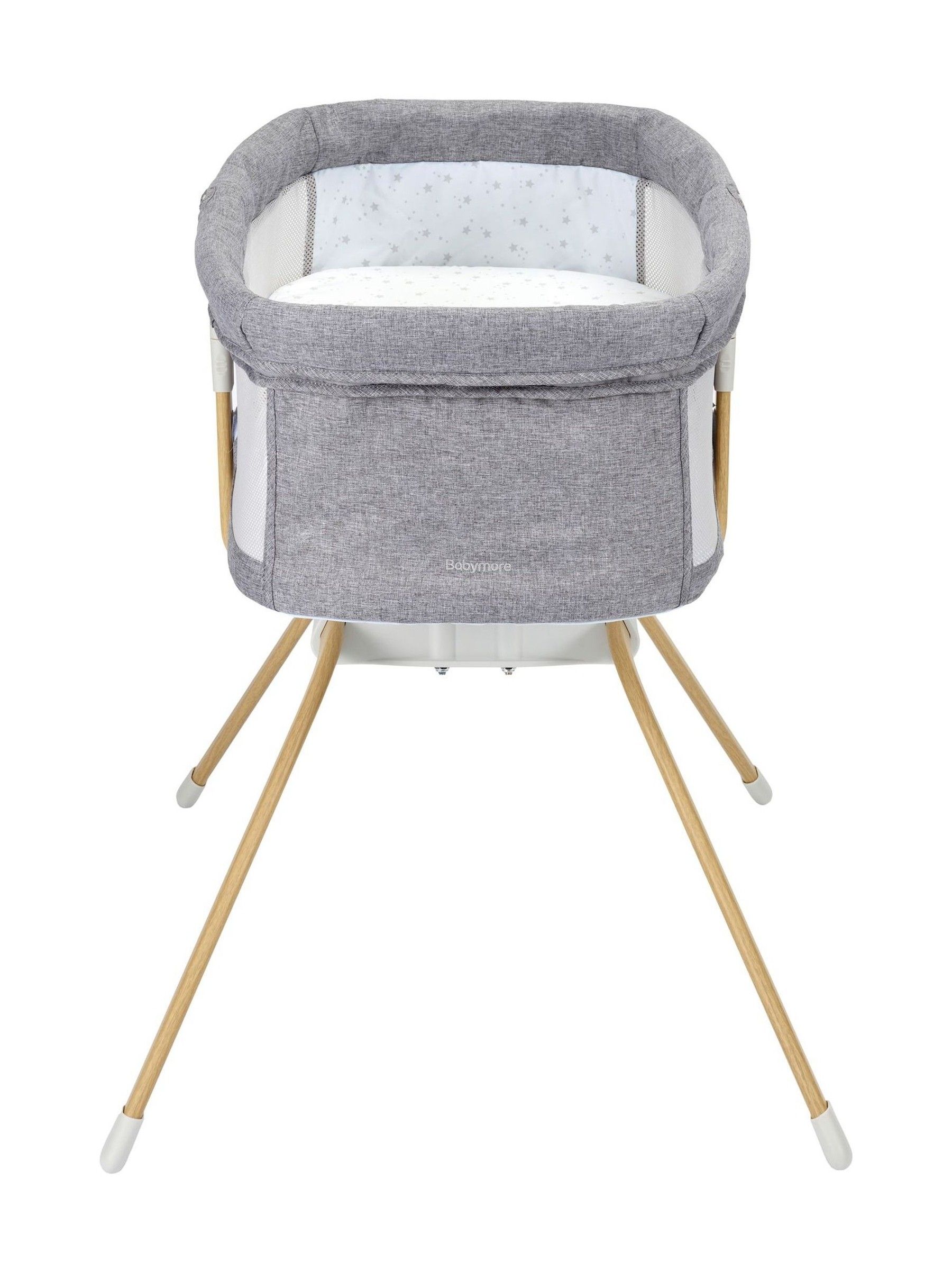 Babymore Slate Air Motion Gliding Crib - Image 4 of 6