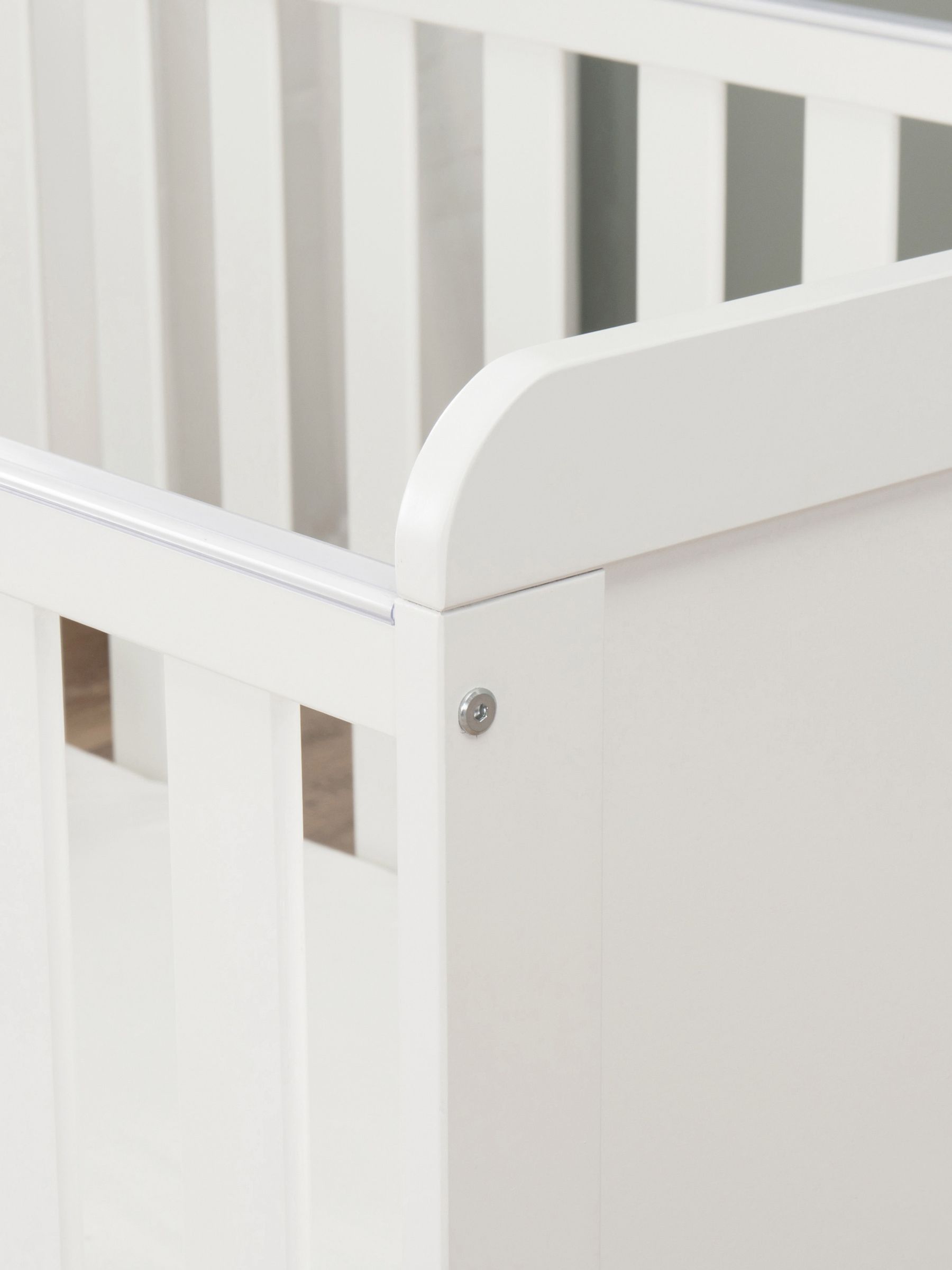 Babymore White Mini Caro Urban Cot Bed - Image 4 of 5
