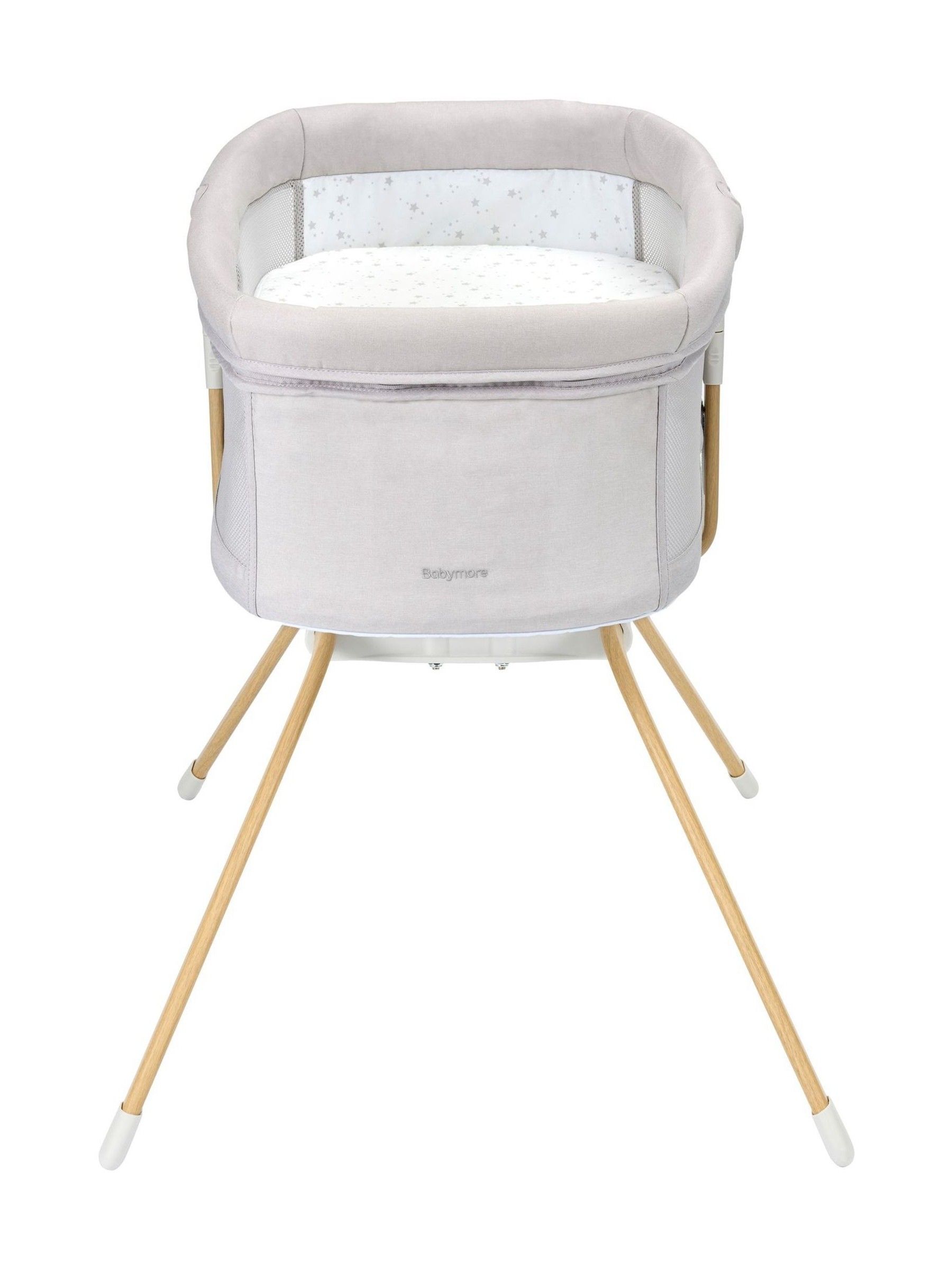 Babymore Grey Air Motion Gliding Crib - Image 4 of 6