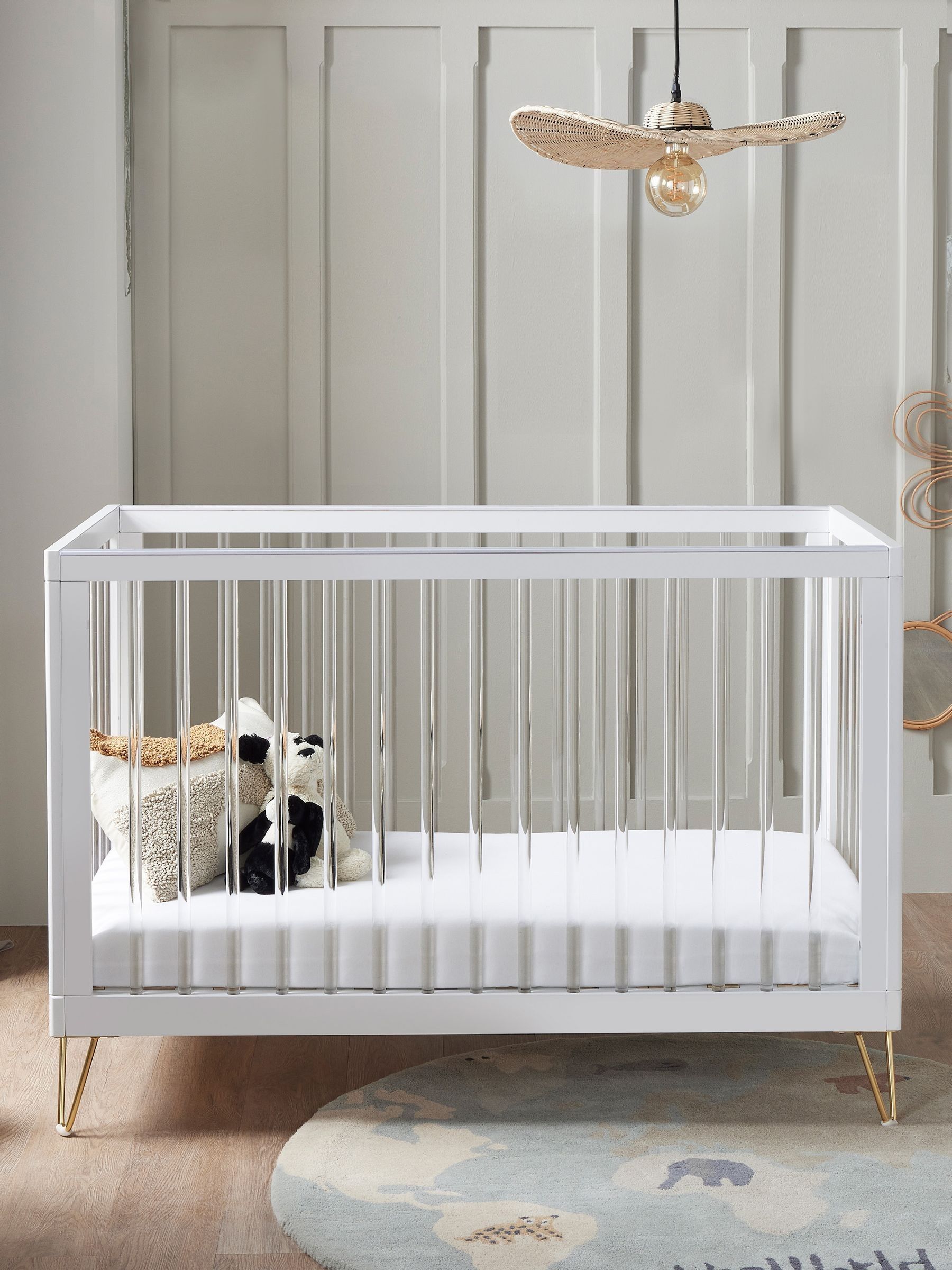 Babymore Acrylic Kimi Cot Bed - Image 2 of 6