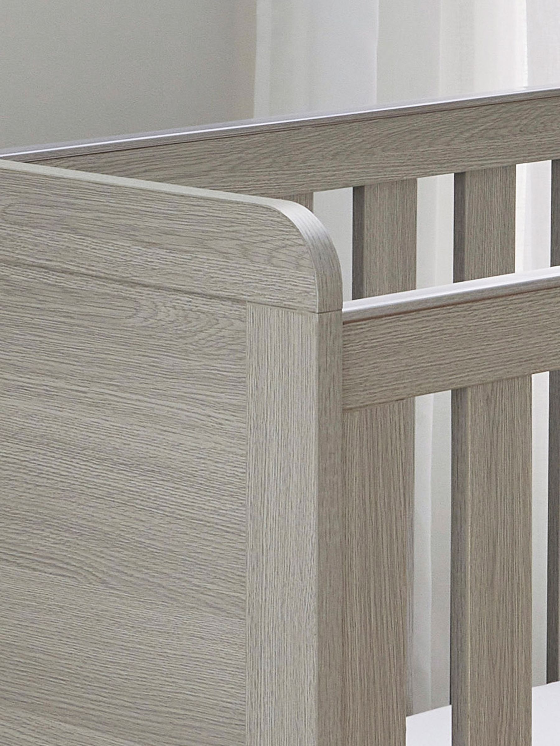 Babymore Grey Wash Caro Mini Cot Bed - Image 4 of 4