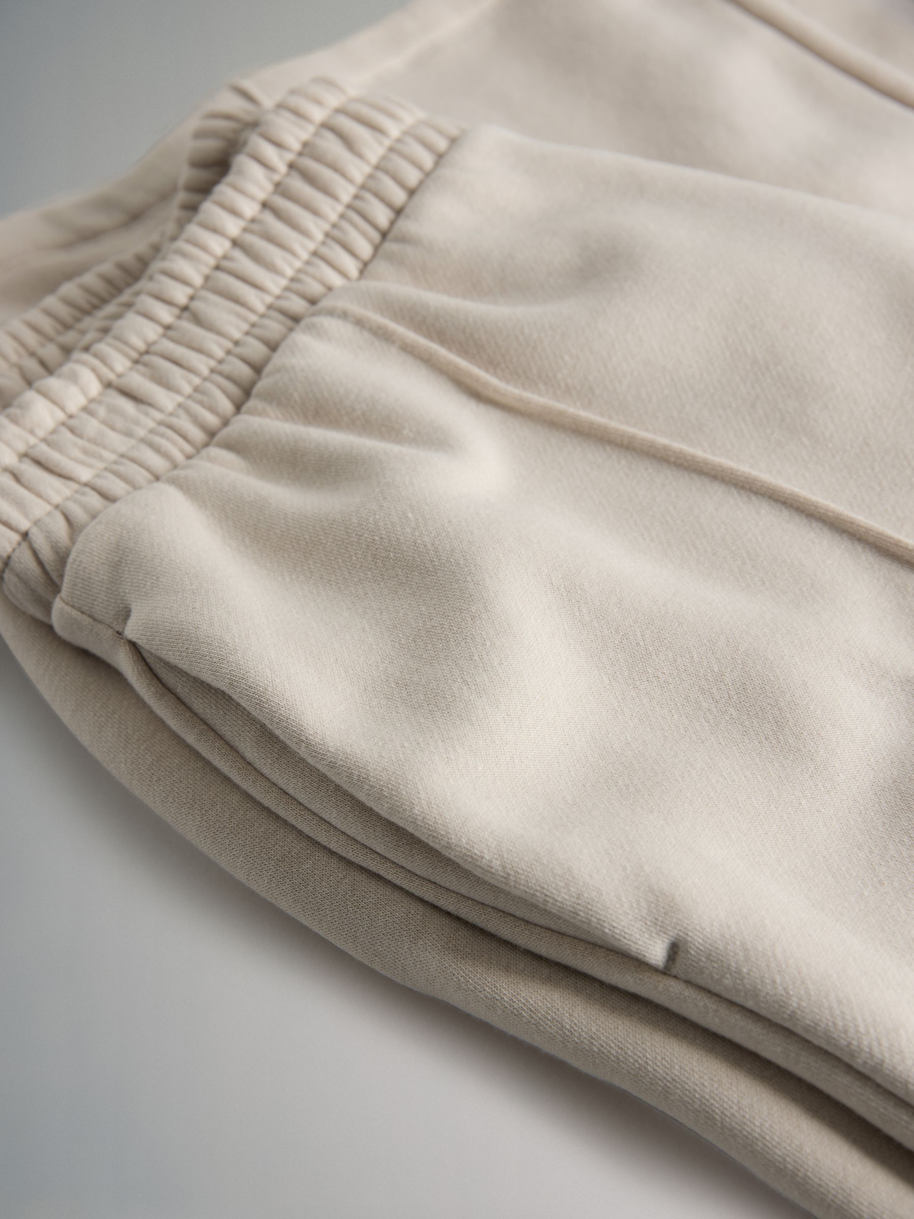 Navy/Stone - 2 Pack Pintuck Wide Leg Joggers - Image 9 of 9