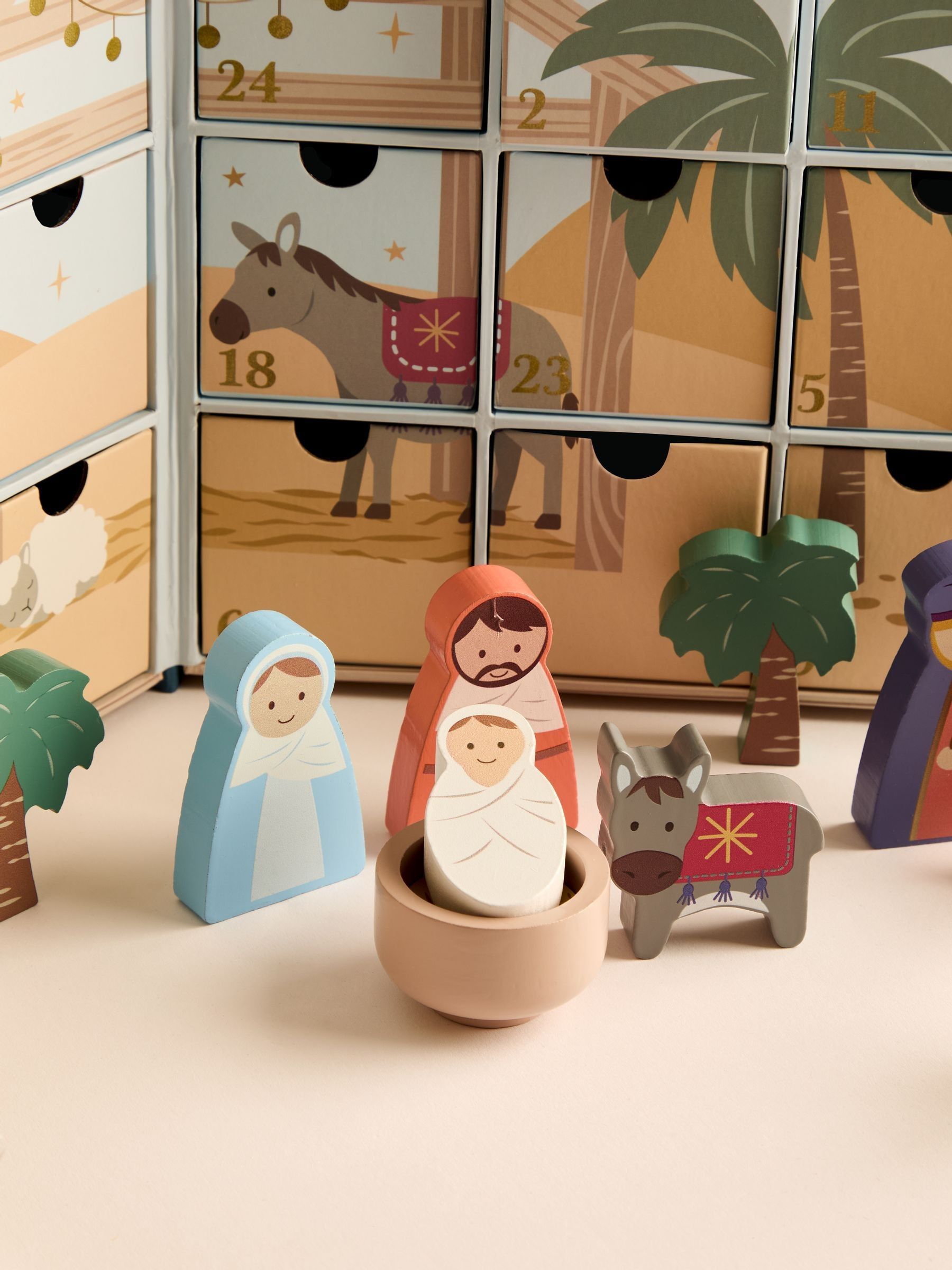 Nativity Story Filled Advent Calendar - Image 2 of 4