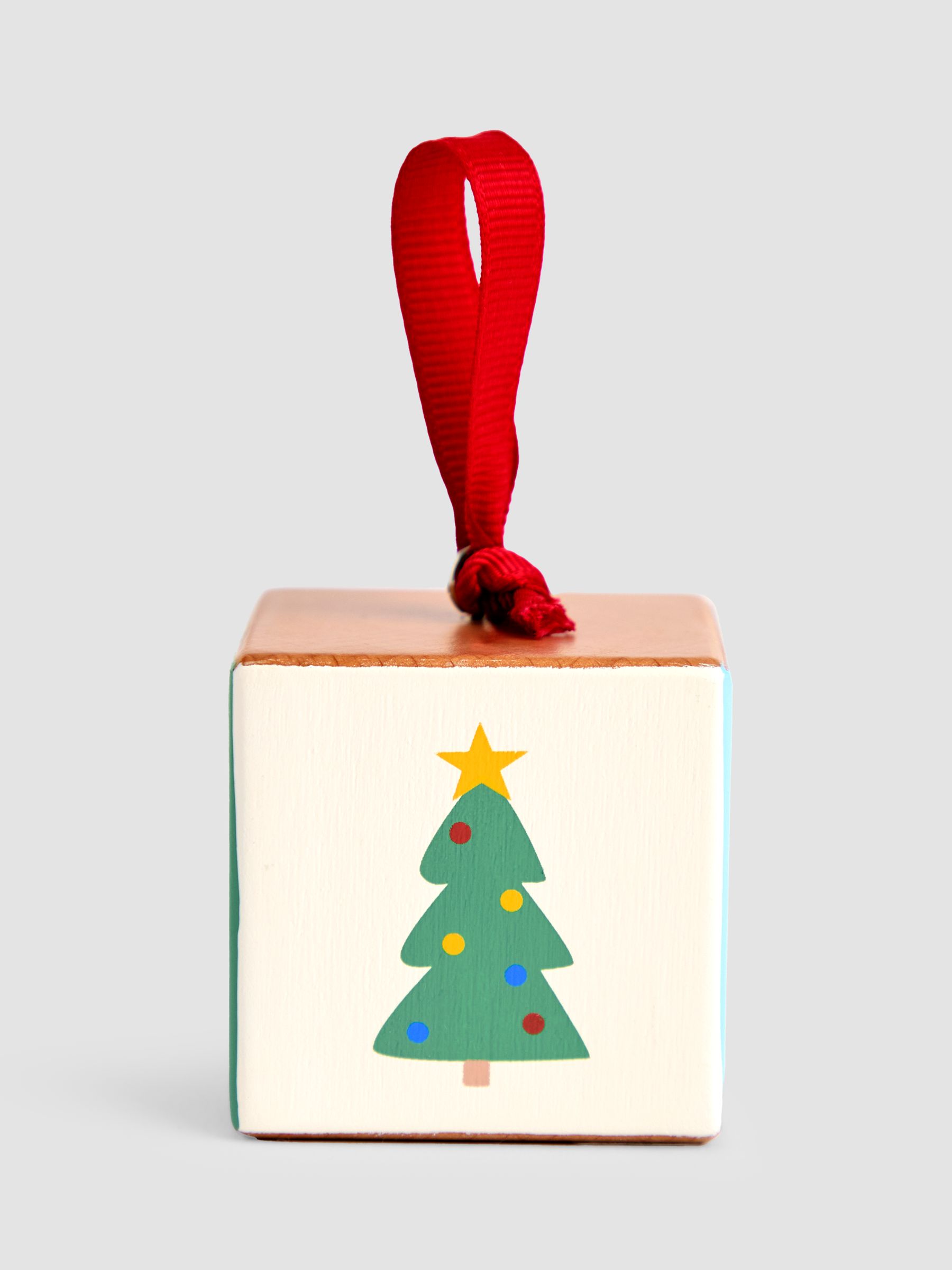 My First Christmas 2025 Baby Block Tree Decoration - Image 4 of 5