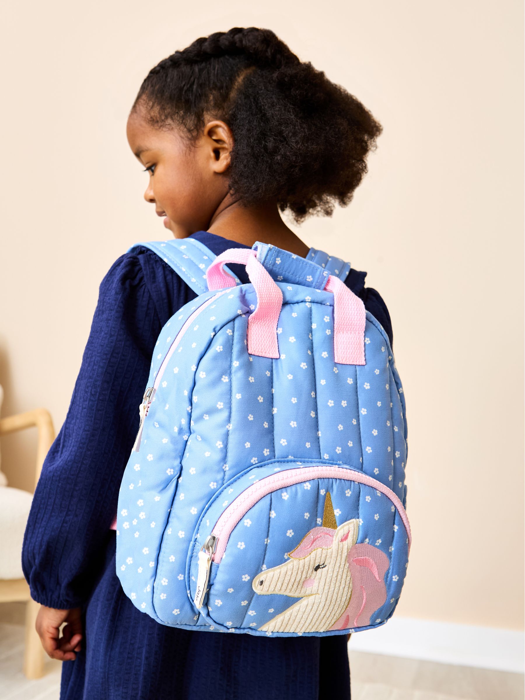 Blue Unicorn Character Backpack - Image 2 of 2