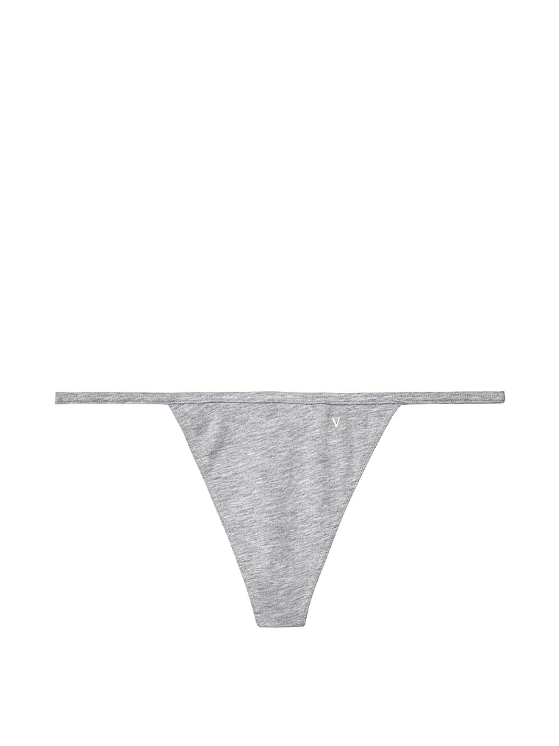 Medium Heather Grey G-String Knickers - Image 3 of 3
