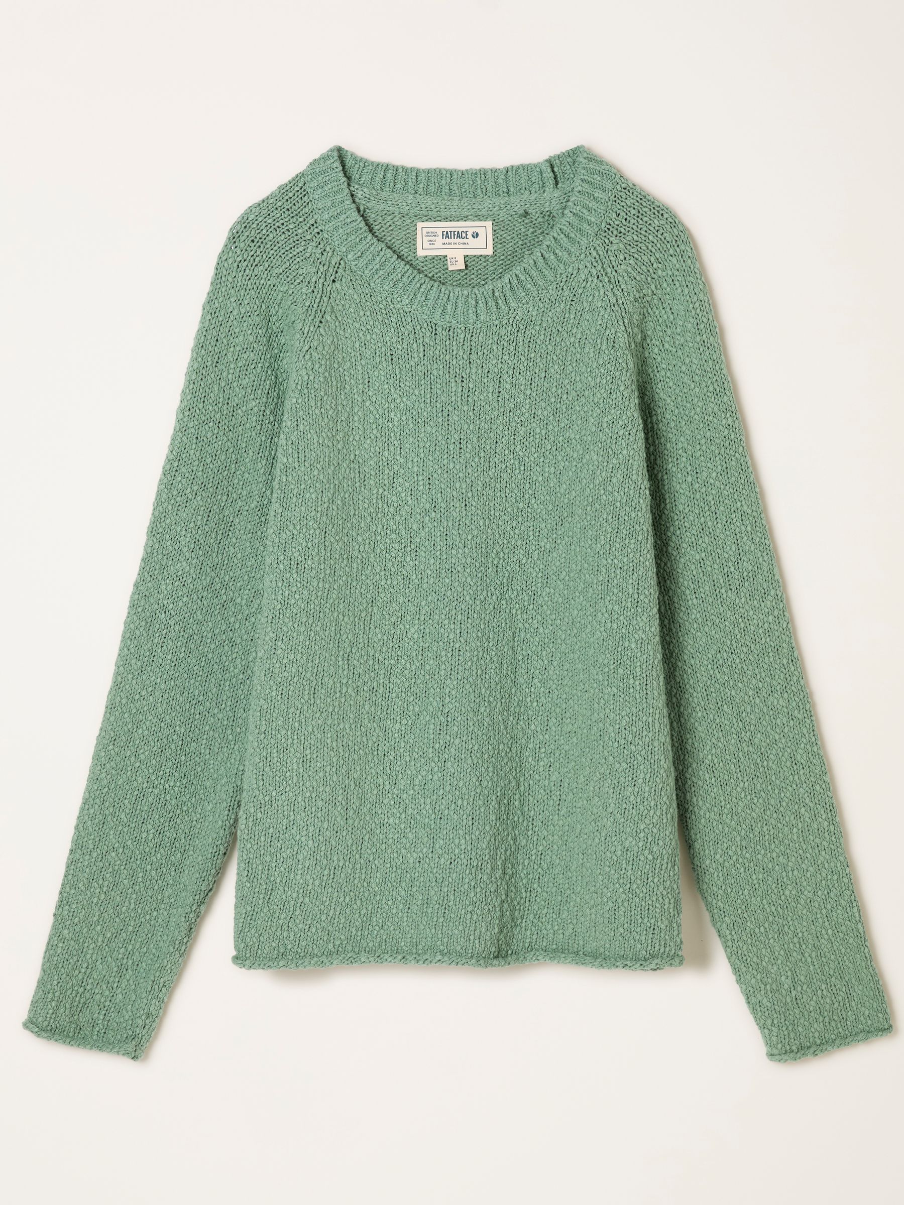 Sophia Green Knitted Slub Jumper - Image 5 of 5