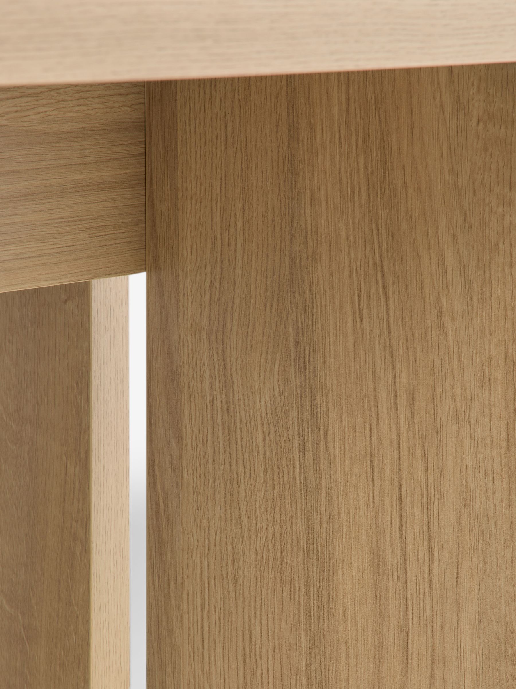 Kain 6 Seater Fixed Dining Table in Light Oak Effect - Image 7 of 7