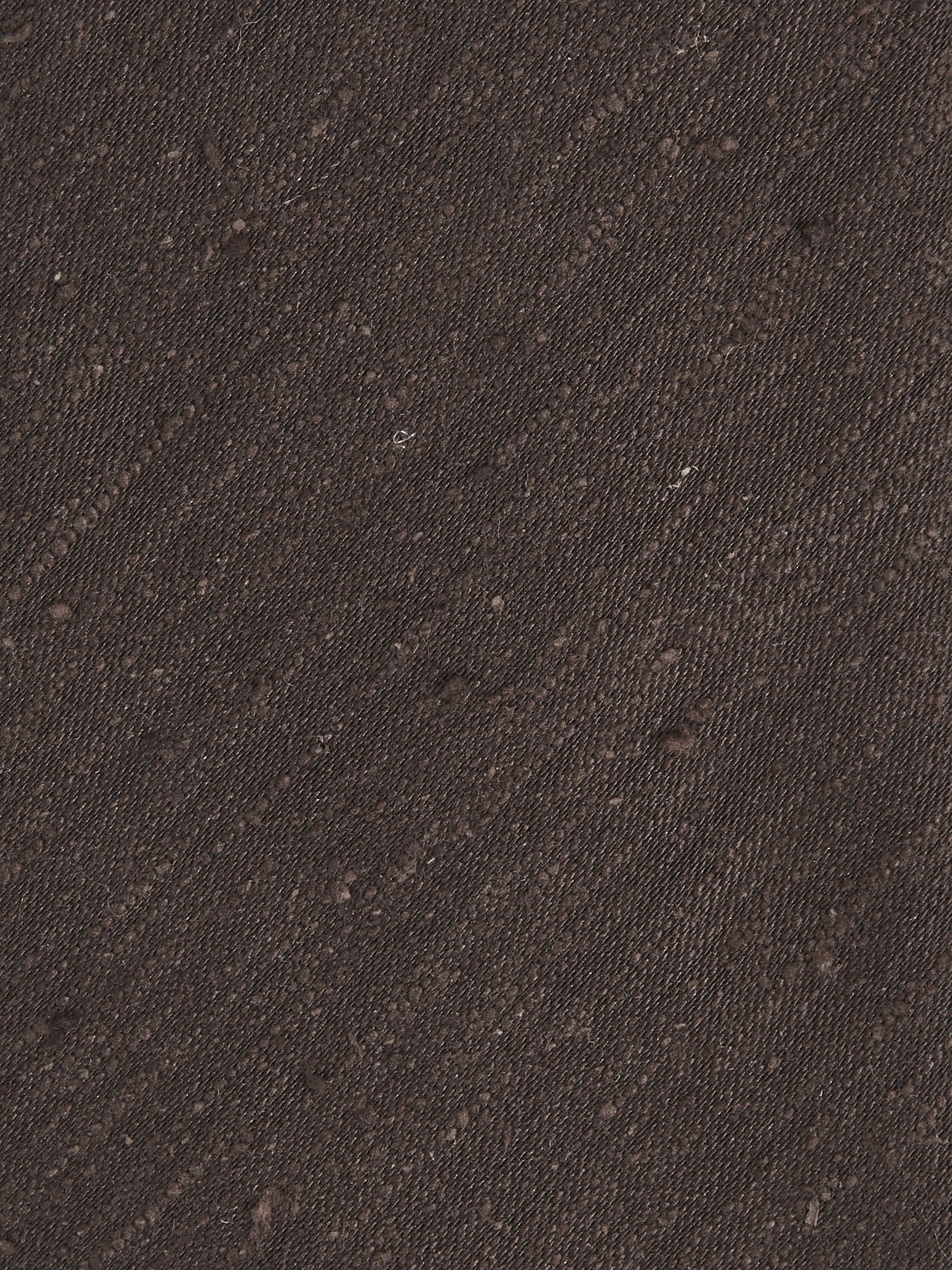 Silk Blend Textured Tie in Chocolate Brown - image 3