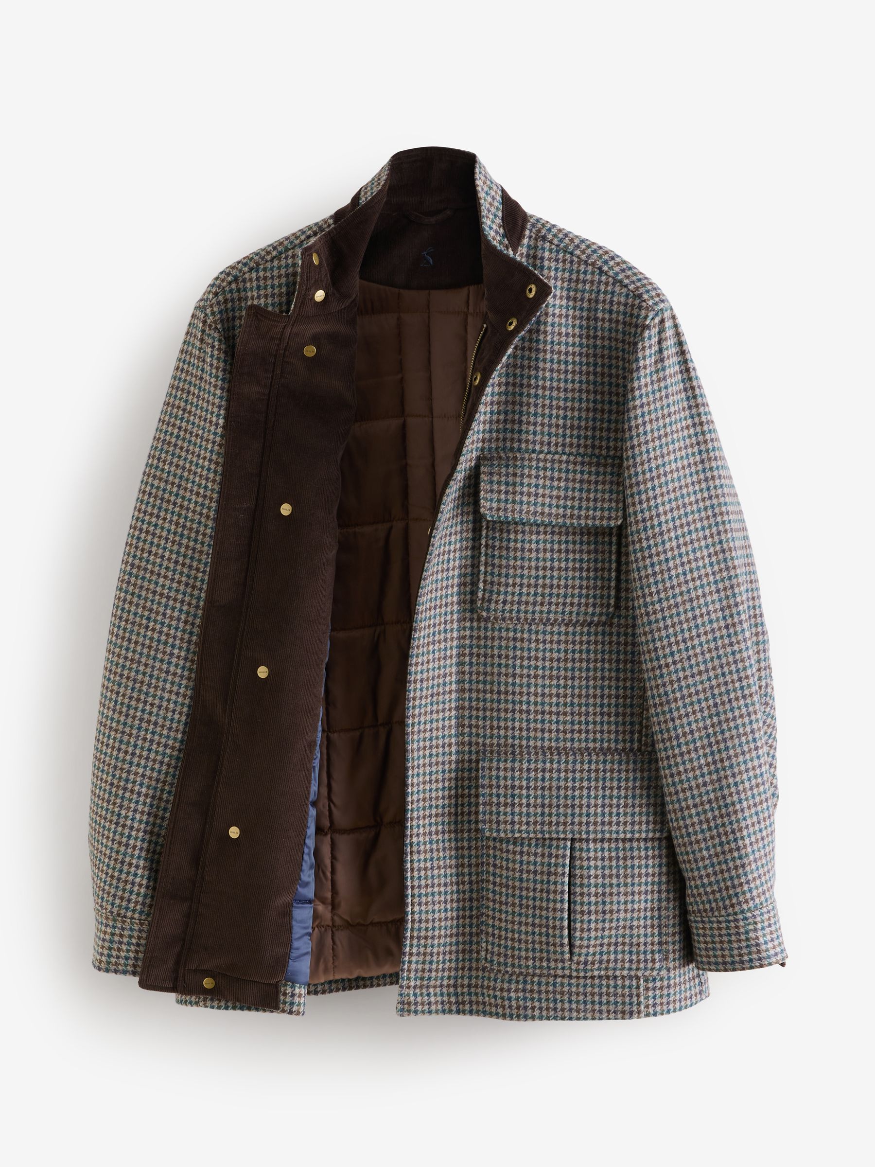 Brown Puppytooth Field Jacket - Image 10 of 13