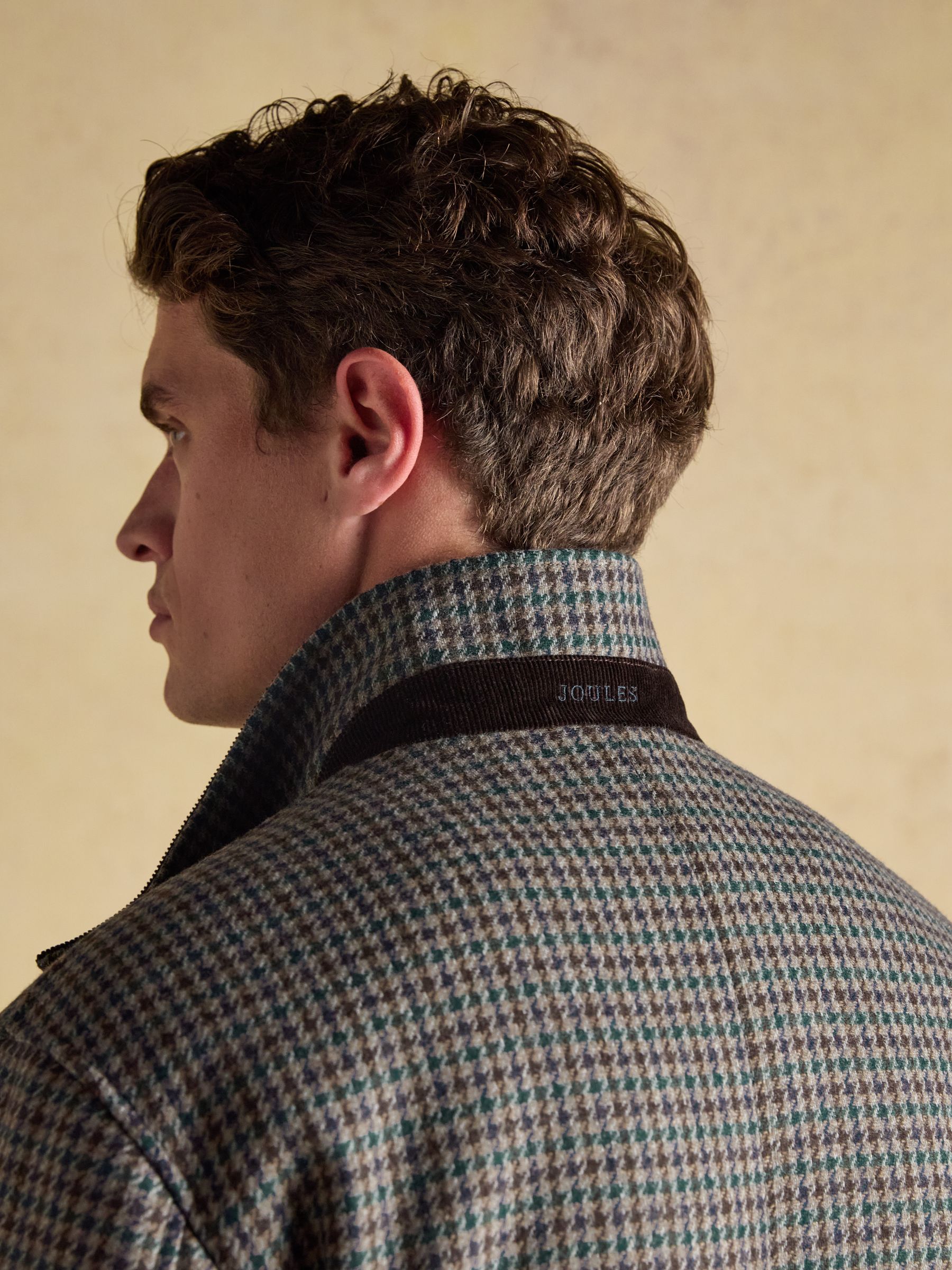 Brown Puppytooth Field Jacket - Image 7 of 13