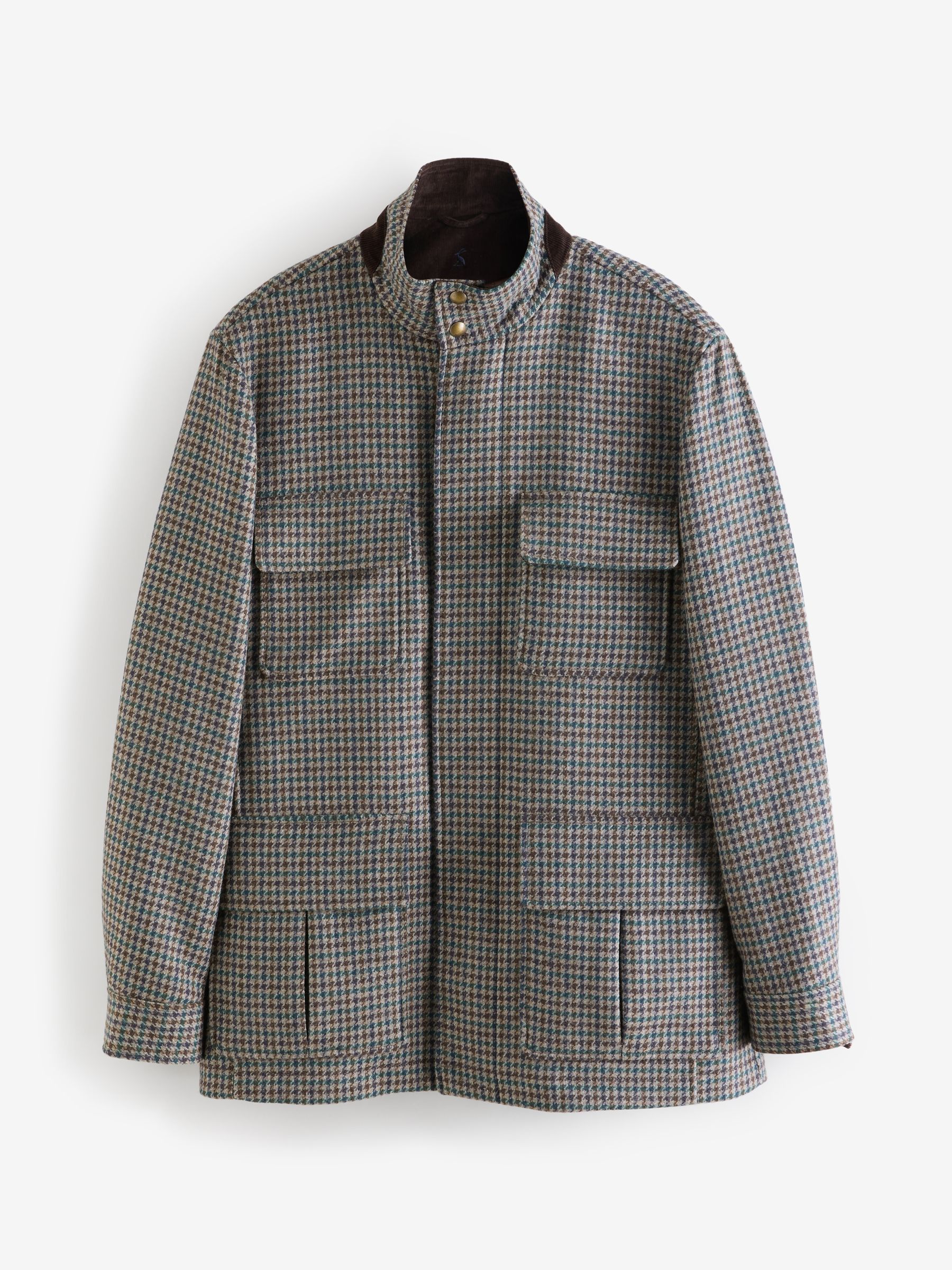 Brown Puppytooth Field Jacket - Image 9 of 13