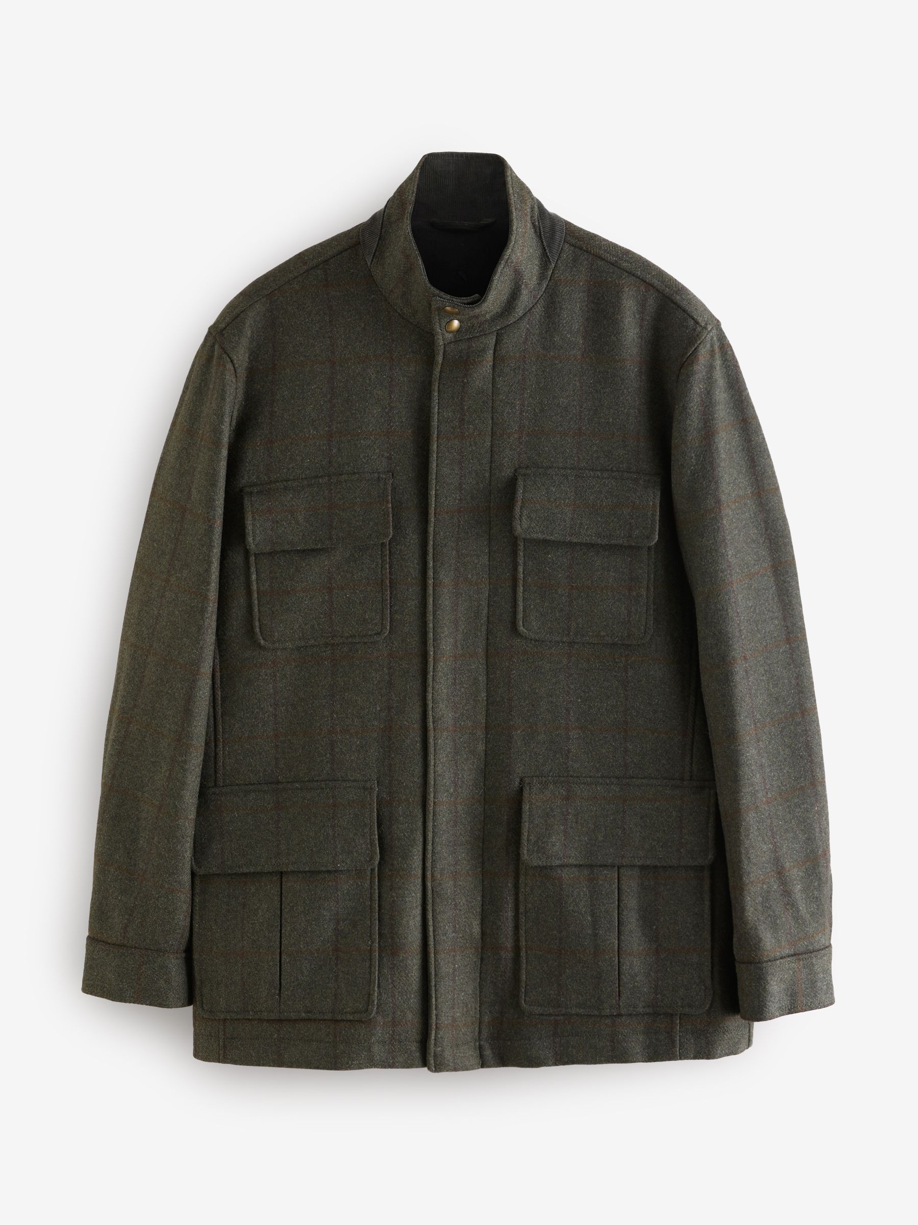 Green Check Four Pocket Jacket - Image 1 of 5