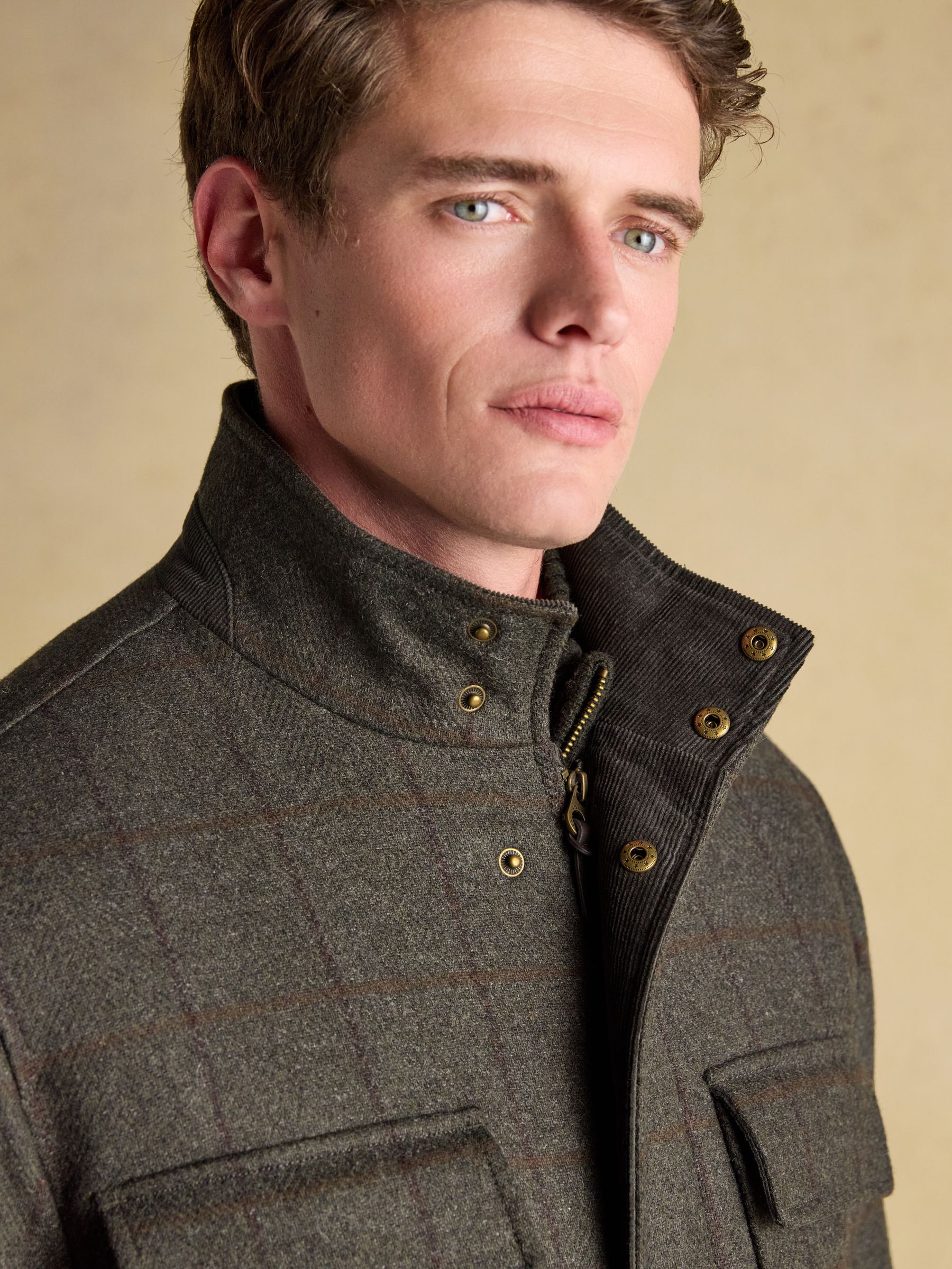 Green Check Field Jacket - Image 10 of 12