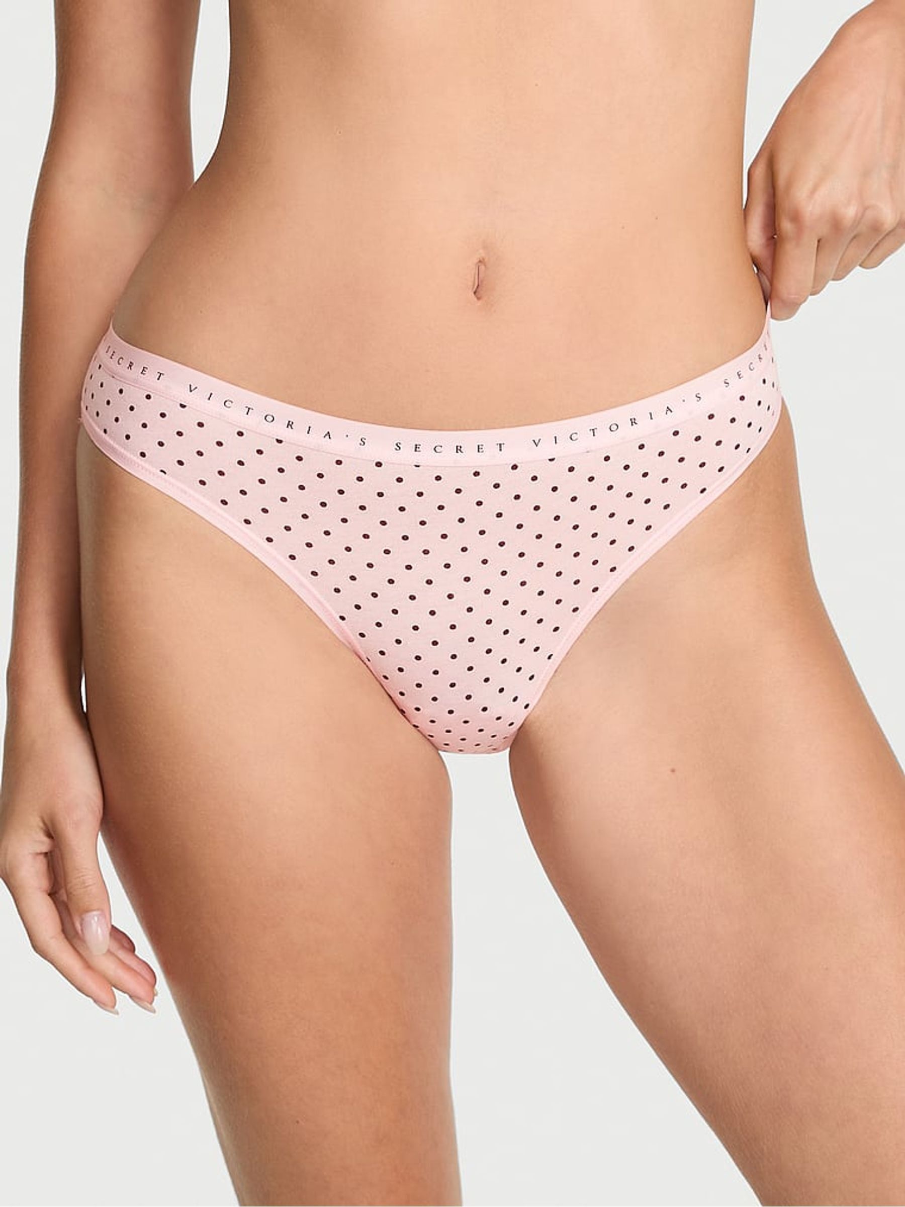 Pink Dot Bikini Knickers - Image 1 of 3