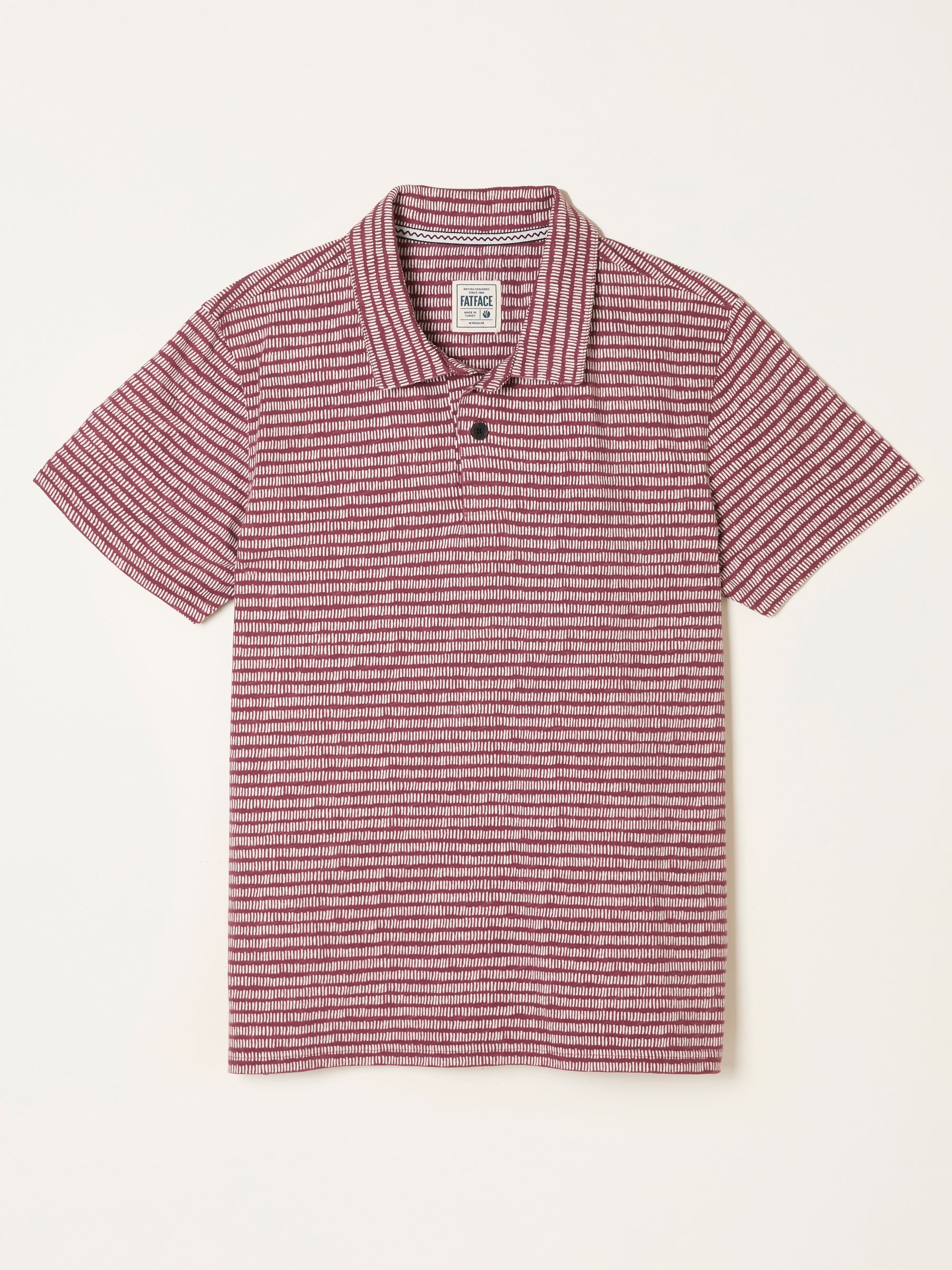 Mark Purple Pattern Polo - Image 6 of 6