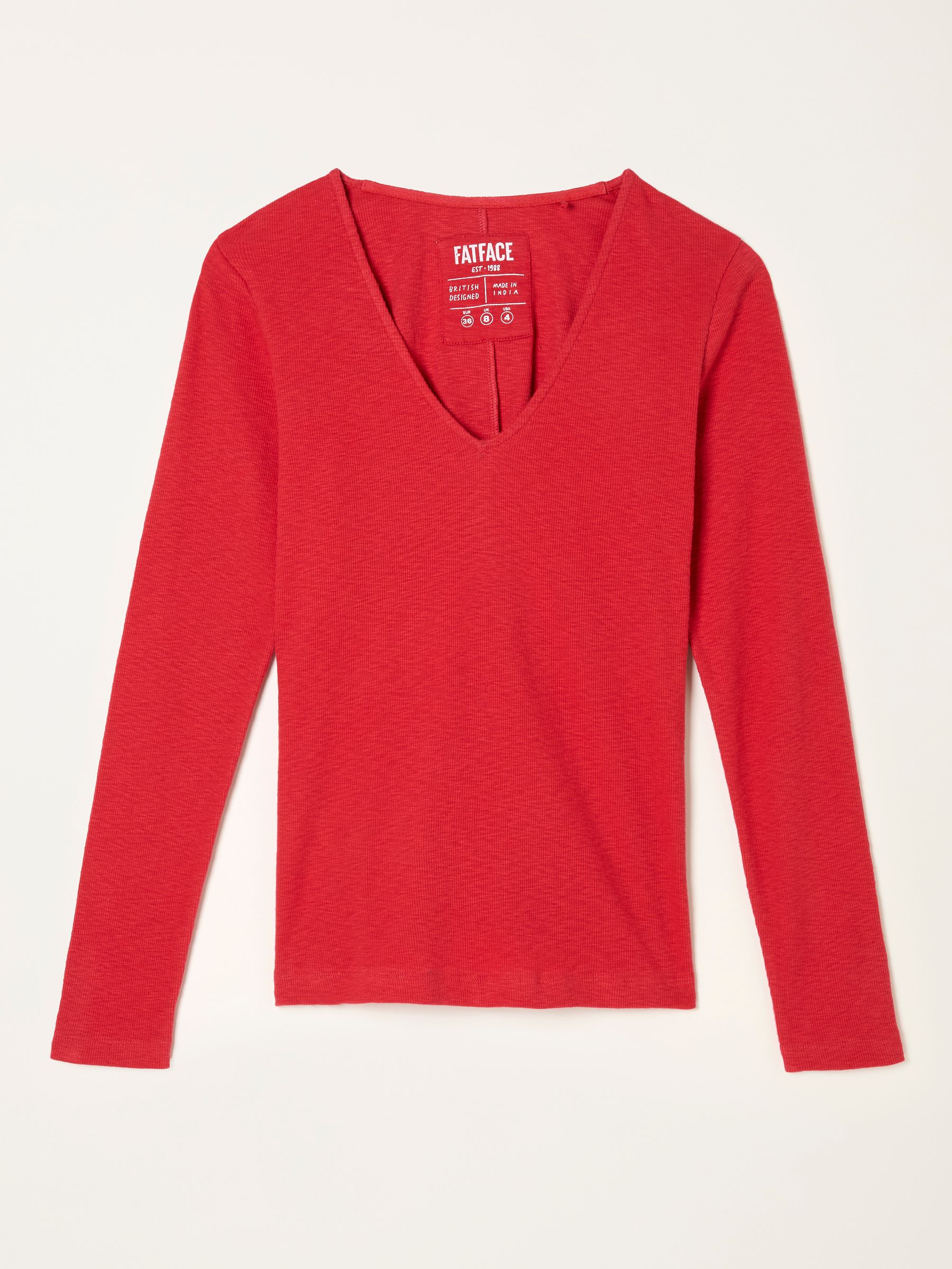 V-neck Long Sleeve Top