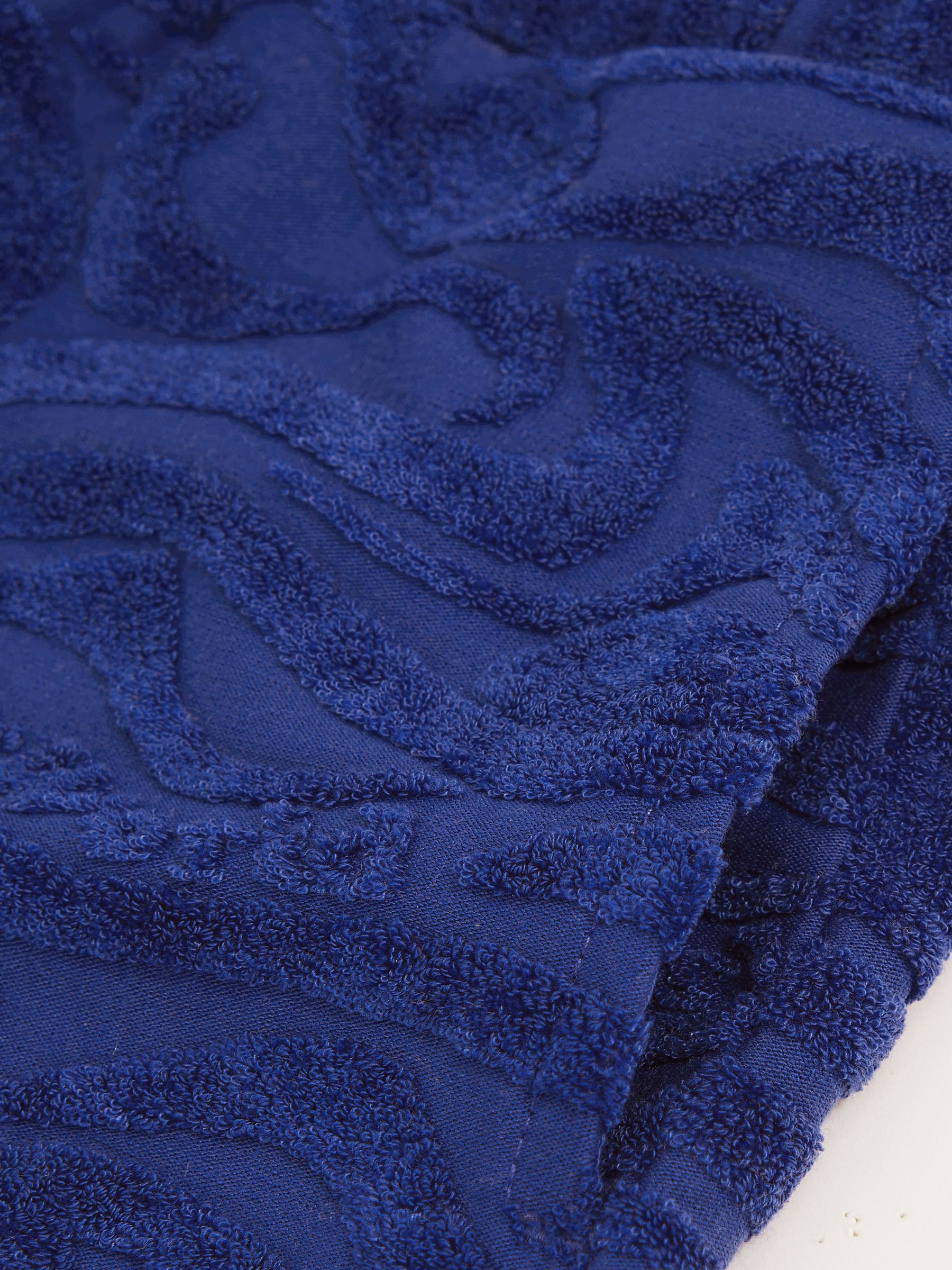 3-9 yrs SmileyWorld | Reiss Wave Texture Shorts in Bright Blue - Image 4 of 4