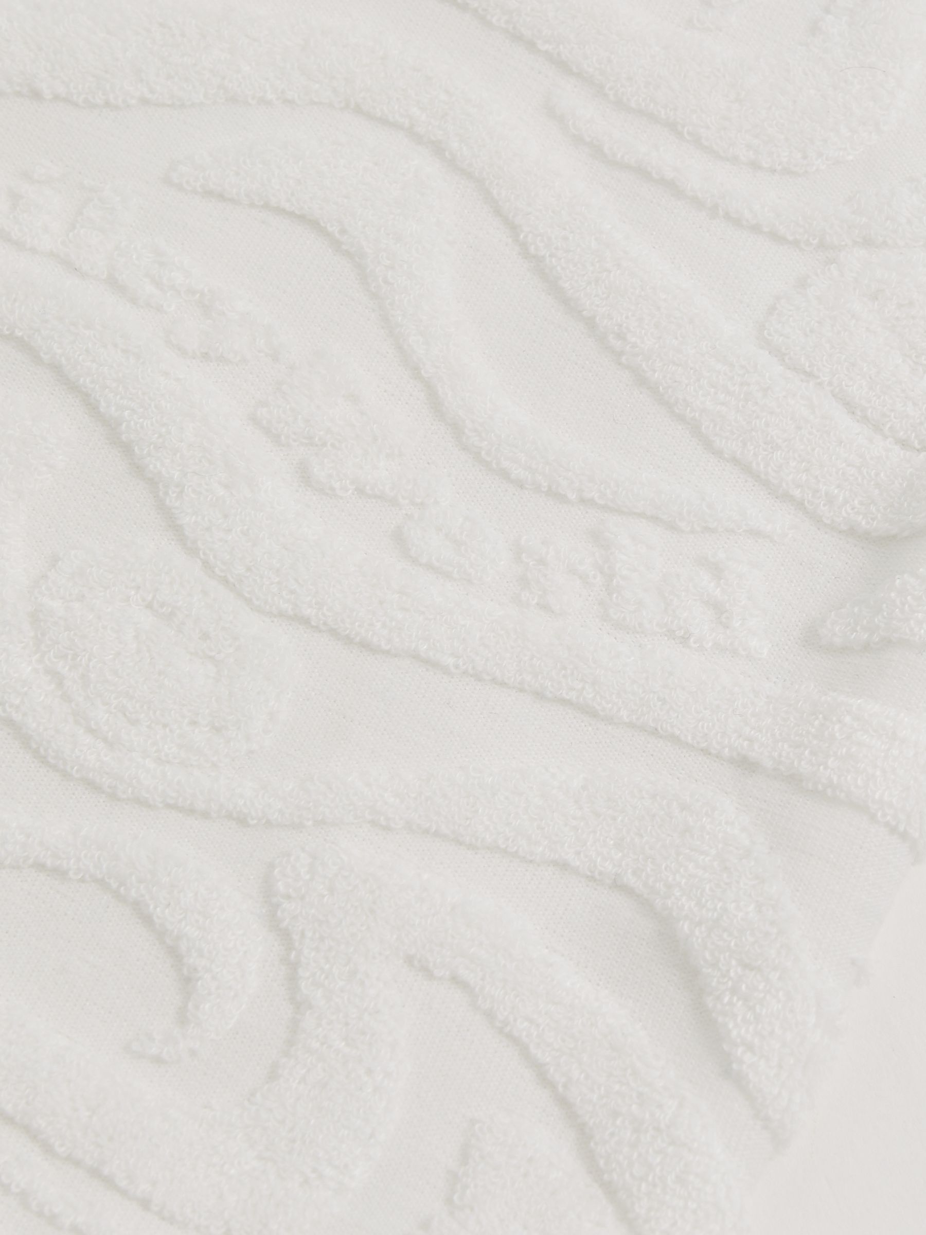 9-13 yrs SmileyWorld | Reiss Wave Texture Shirt in White - Image 4 of 4