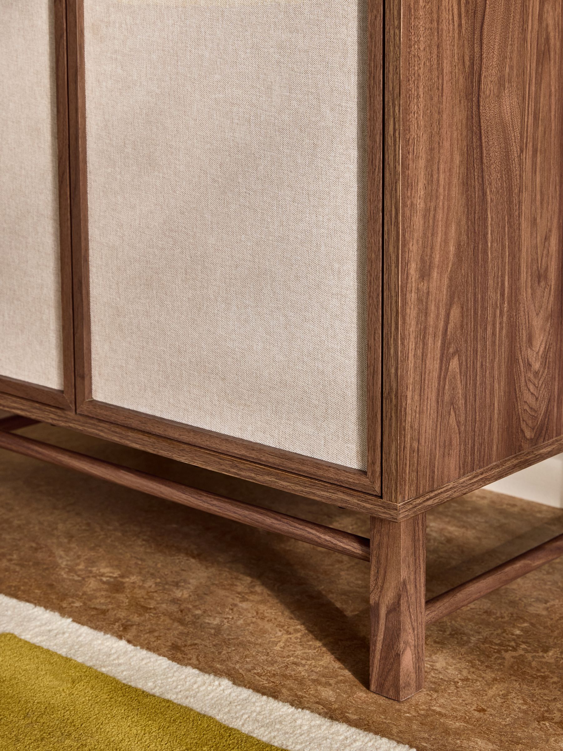 Almelo Double Wardrobe in Dark Wood Effect - Image 3 of 6