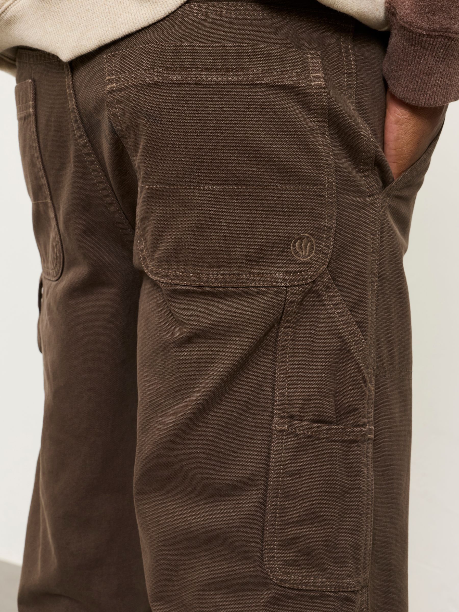 Light Brown Iver Utility Trousers - Image 4 of 7