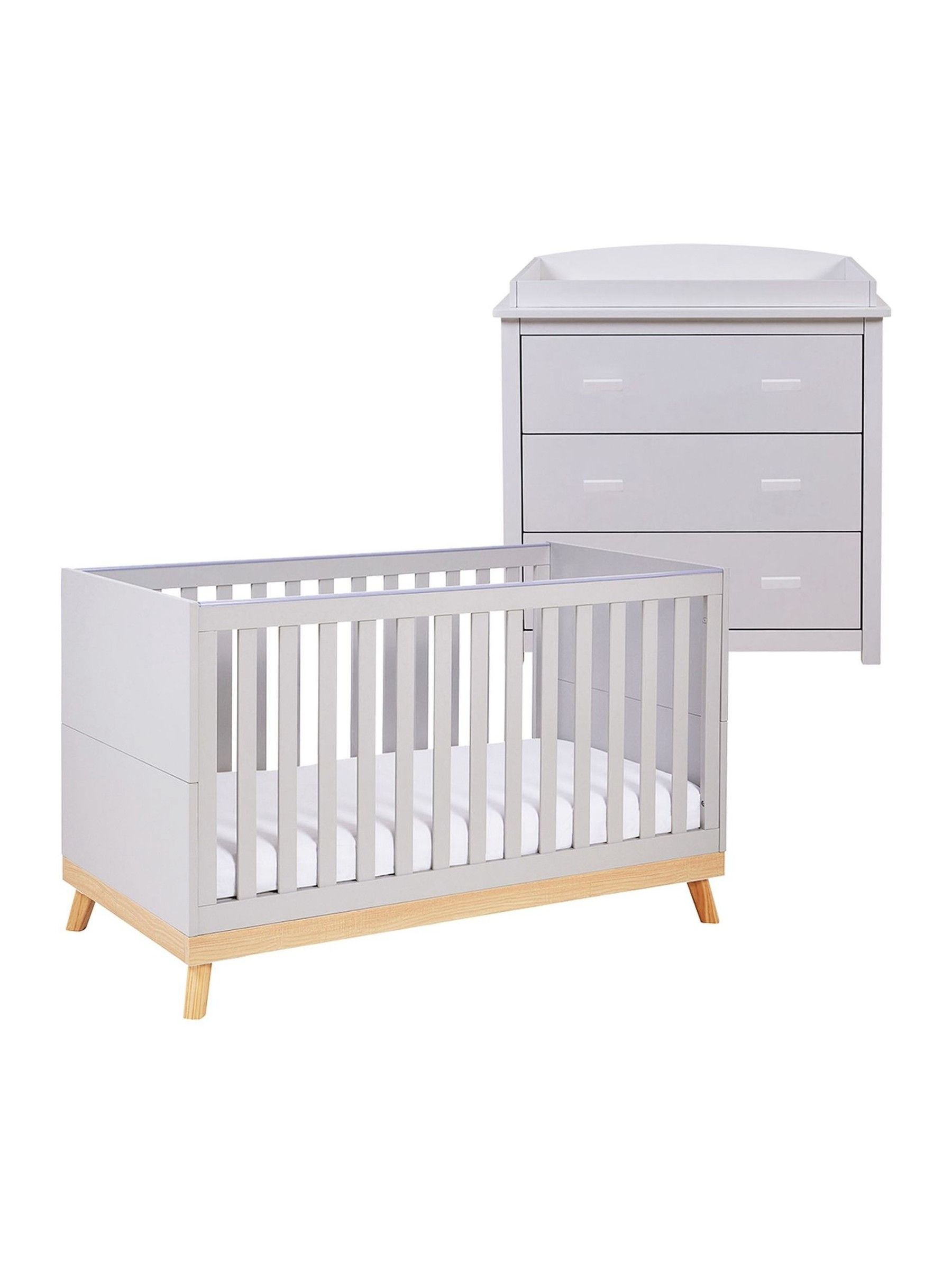 Babymore Grey Mona Universal Furniture Set 2 Piece - Image 5 of 5