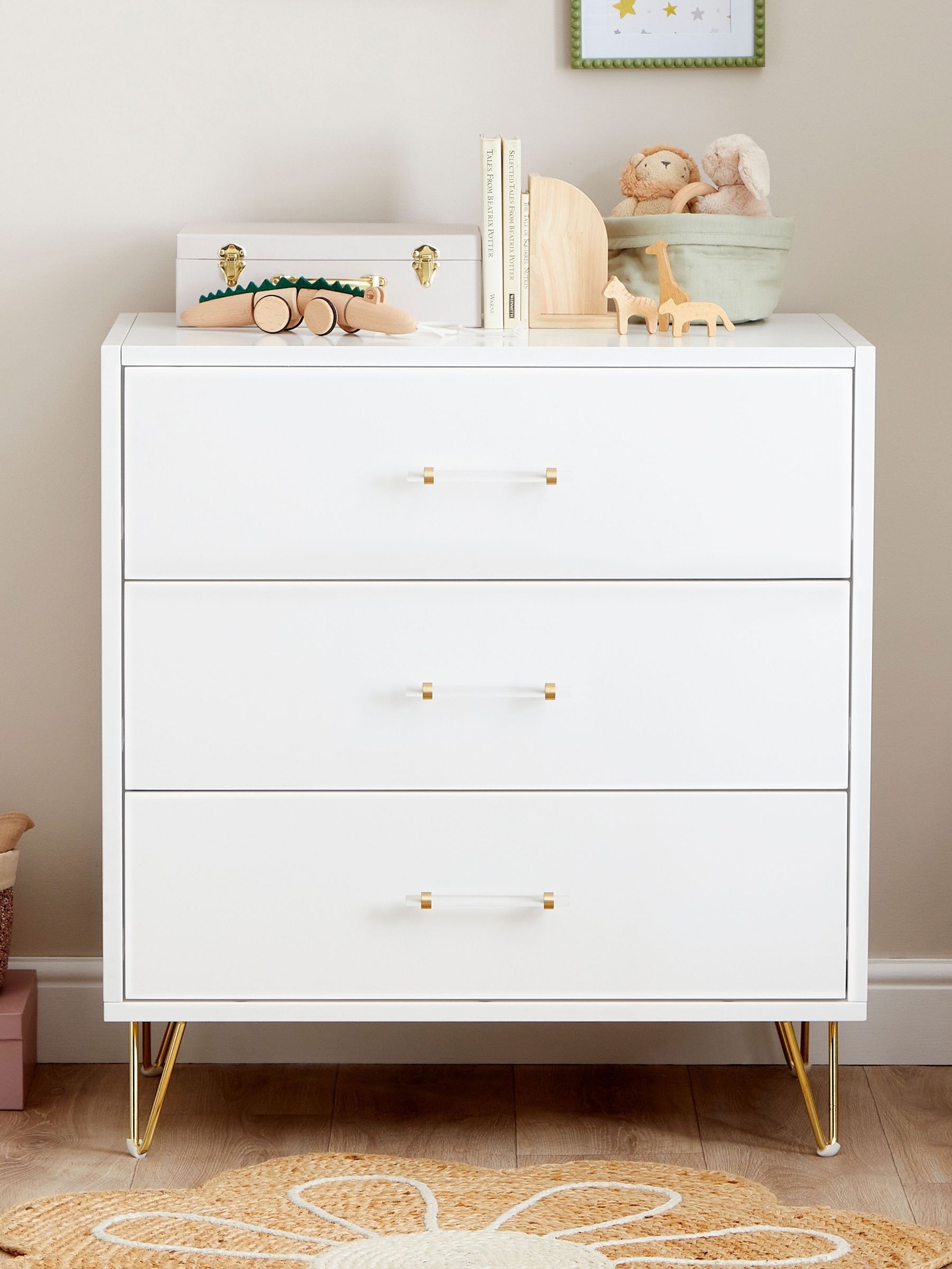 Babymore Acrylic Kimi Nursery Chest Changer - Image 3 of 4