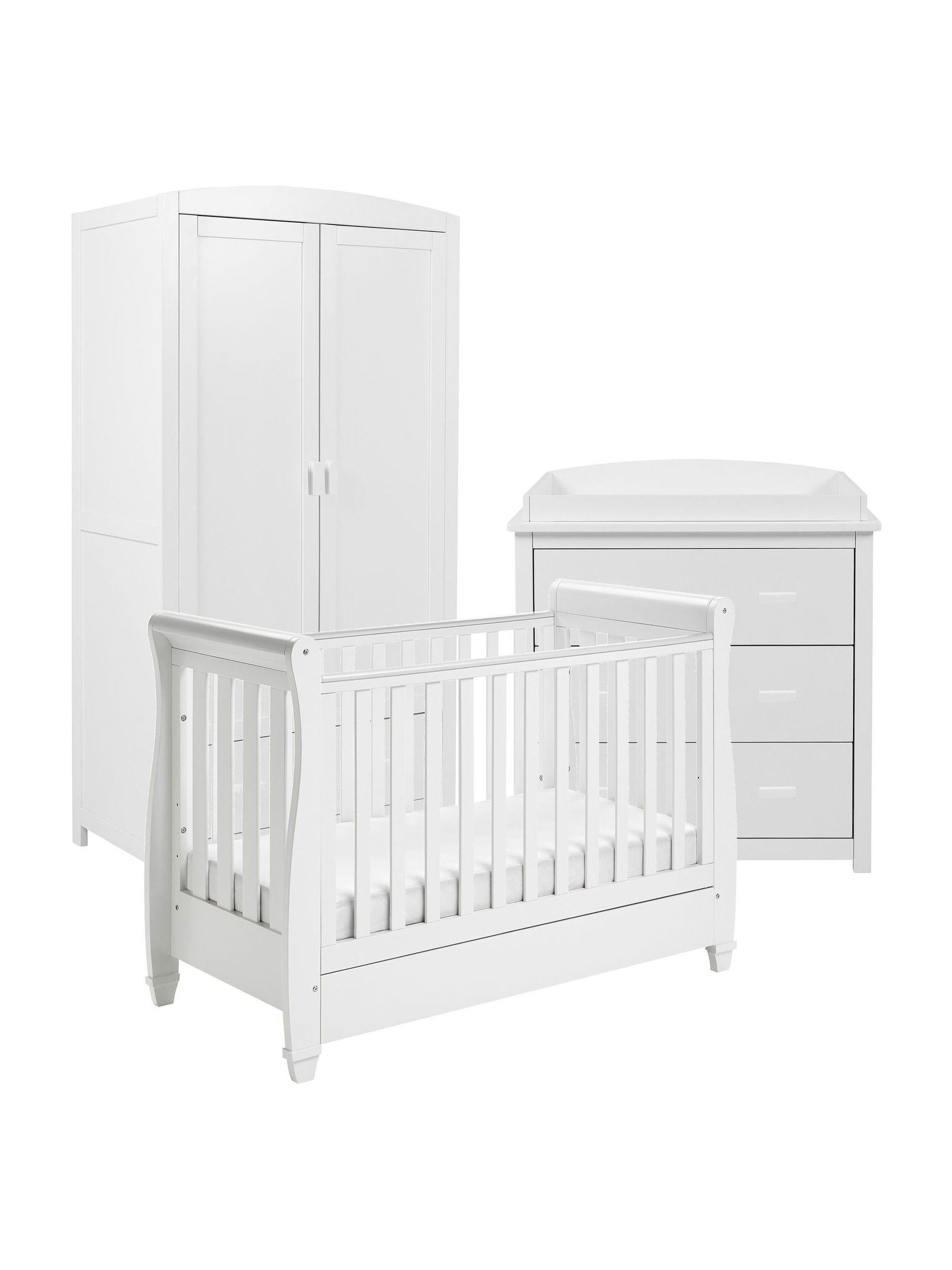 Babymore 3 Piece White Eva Furniture Set - Image 6 of 6