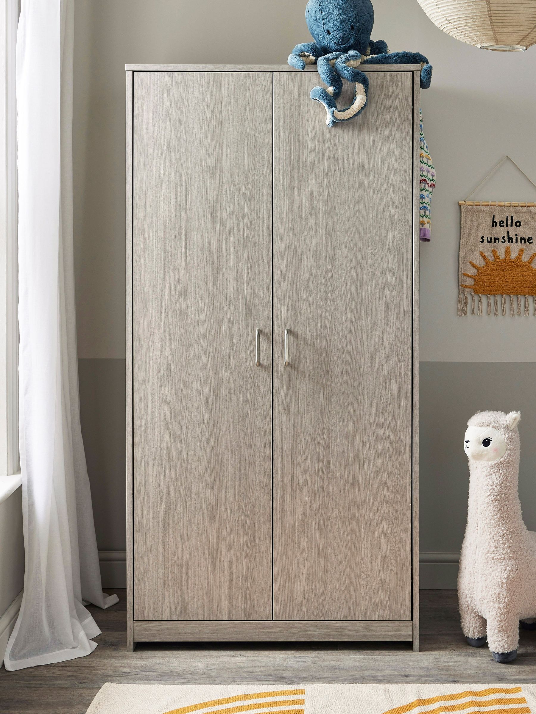 Babymore 3 Piece Grey Wash Caro Nursery Furniture Set - Image 5 of 6