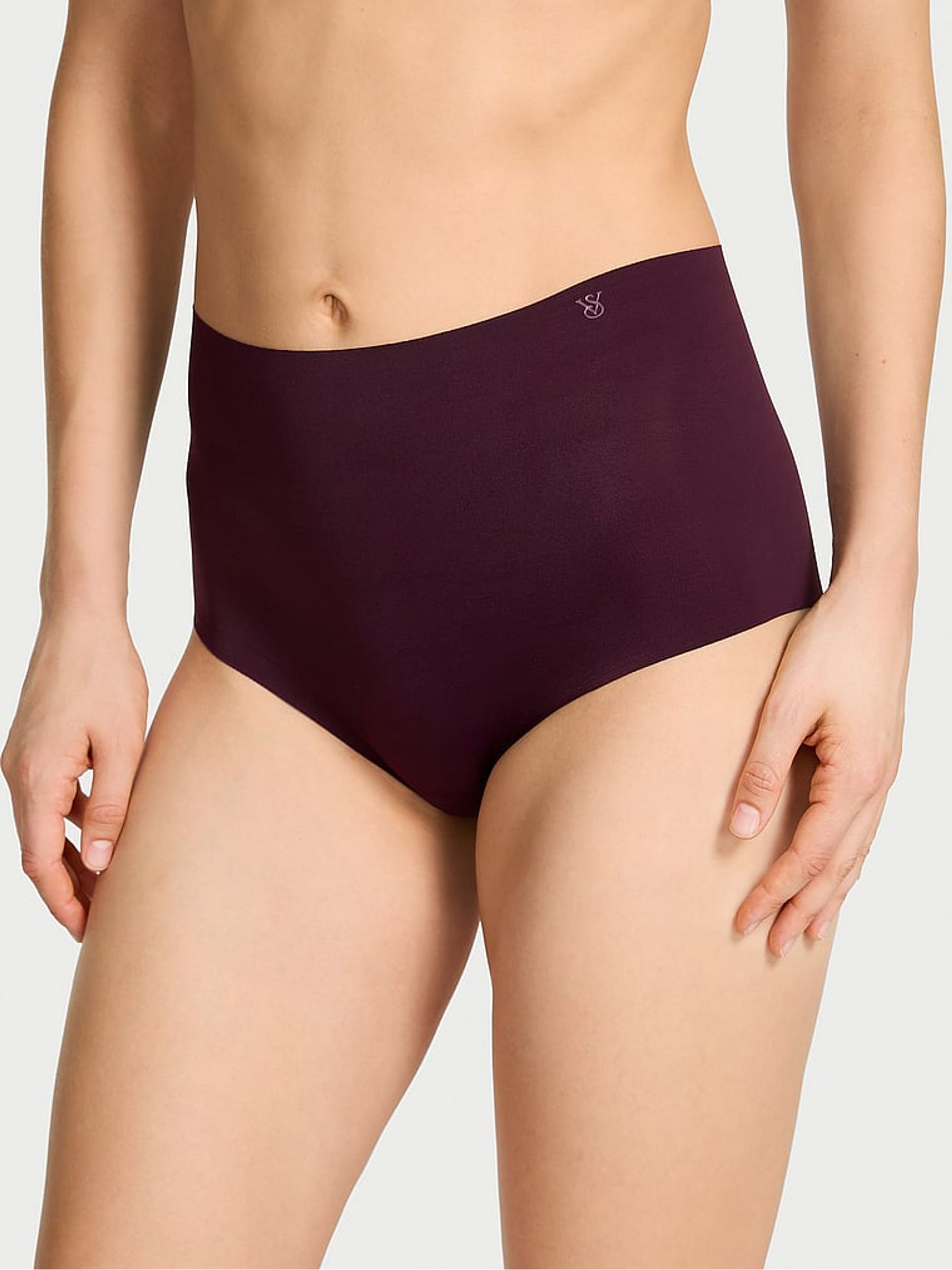 Winter Wine Purple Brief Print Knickers - Image 1 of 2
