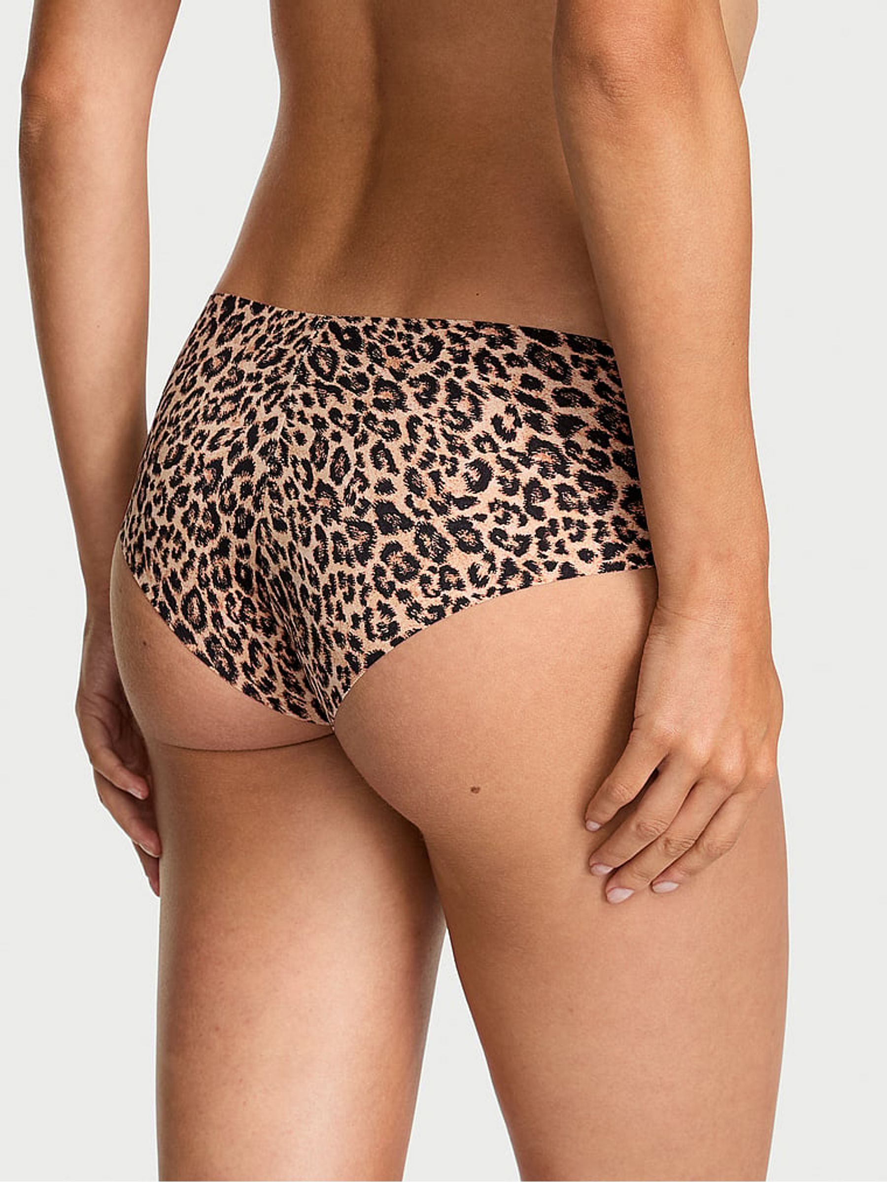 Natural Leopard Black Cheeky Knickers - Image 2 of 2