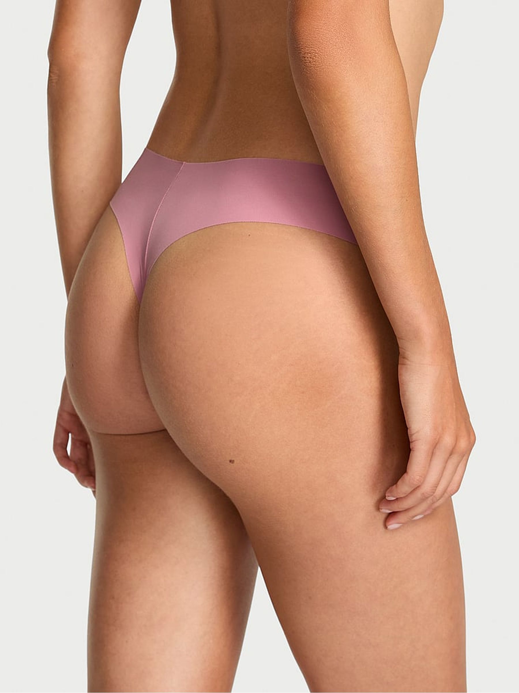 Lilac Pink Thong Print Knickers - Image 2 of 2