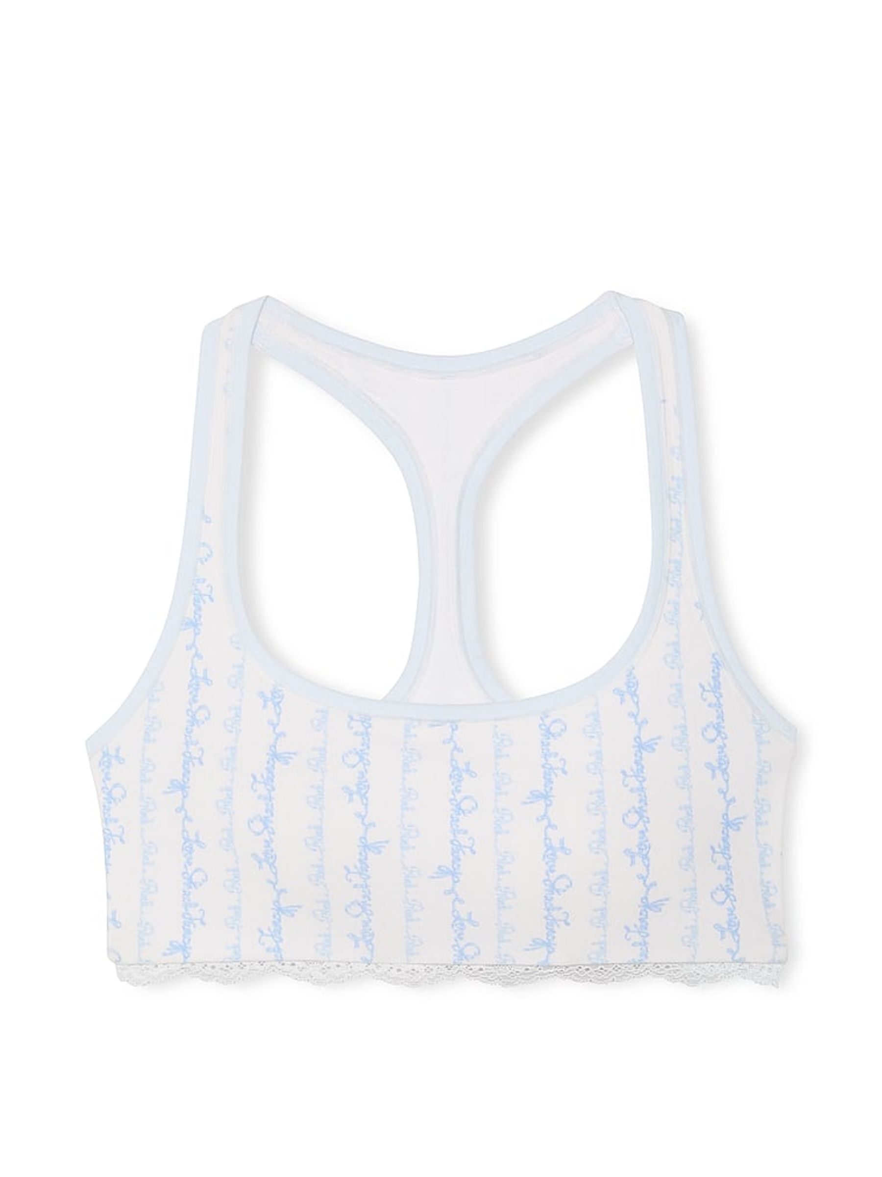 Blue Cotton Bralette - Image 3 of 3