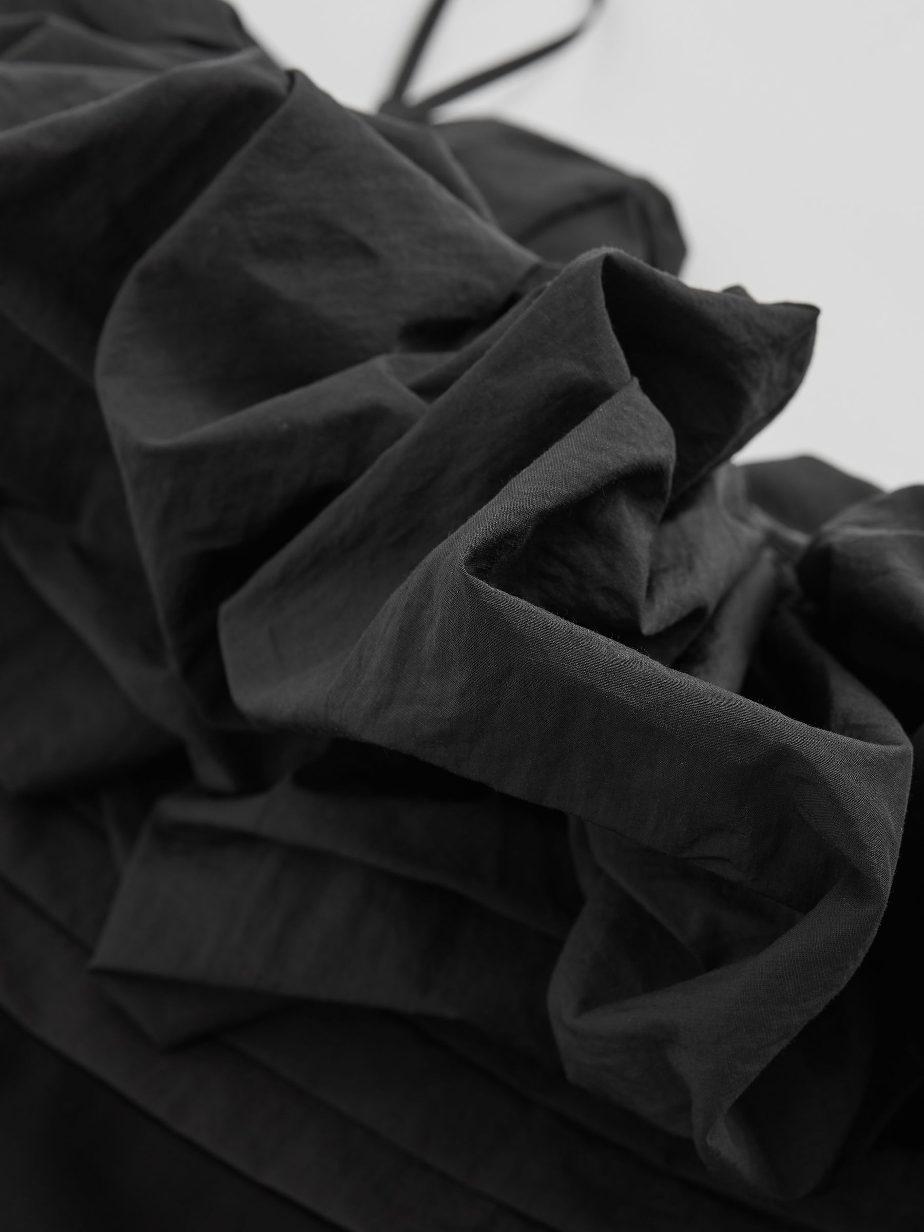 Sculptural Strapless Mini Dress in Black - Image 5 of 5