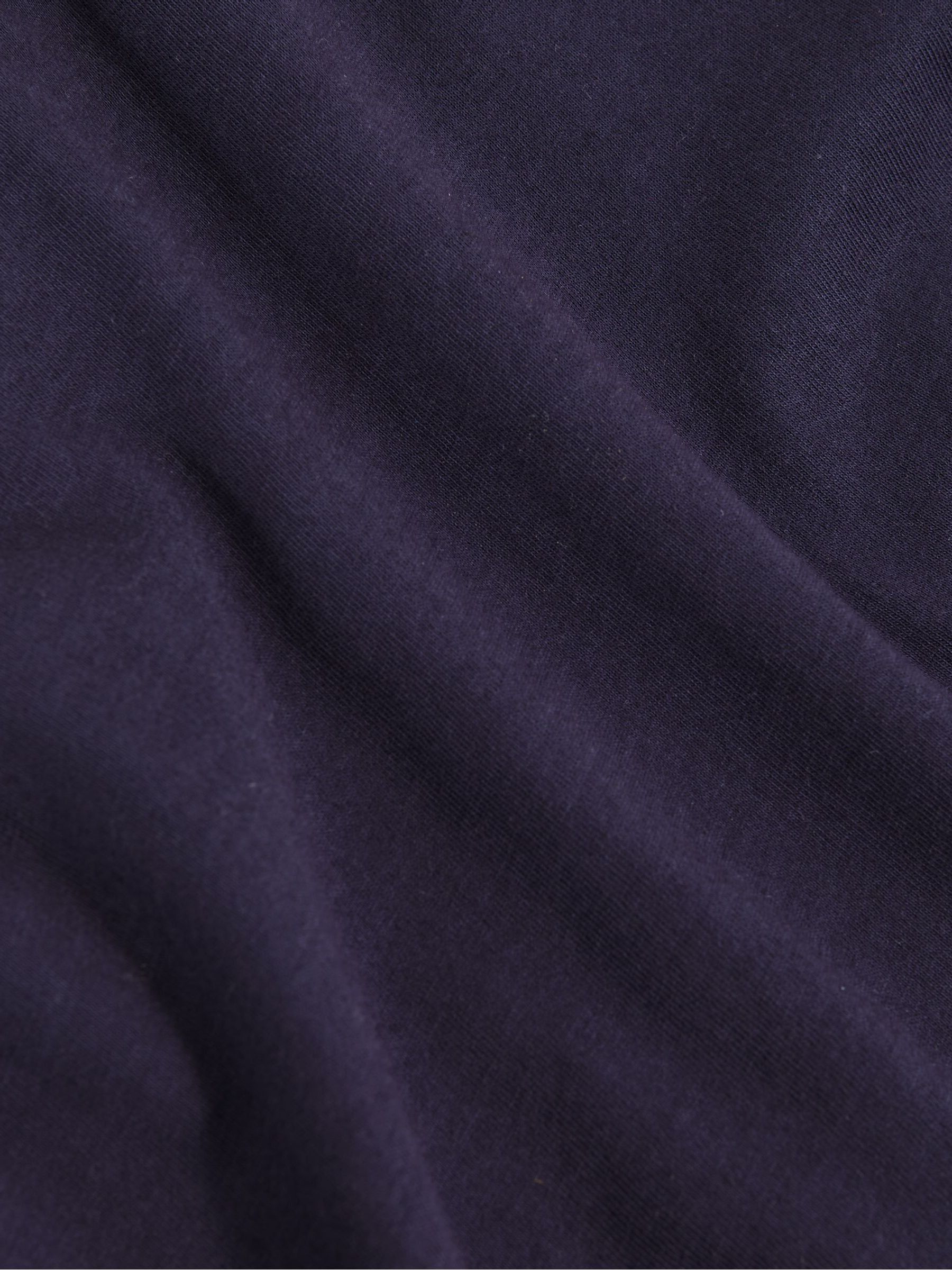 9-13 yrs Cotton Crew Neck T-Shirt in Navy - Image 4 of 4