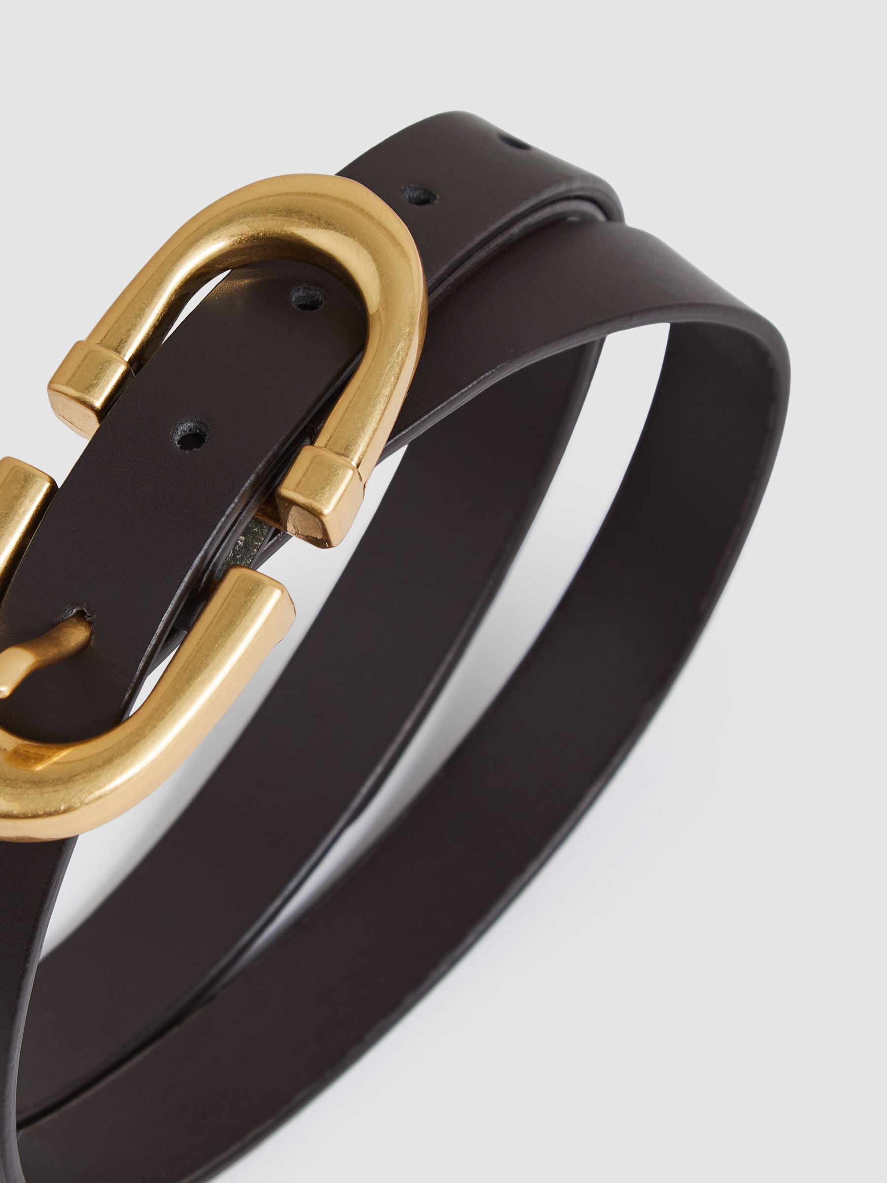 Horseshoe Belt in Chocolate - Image 4 of 4