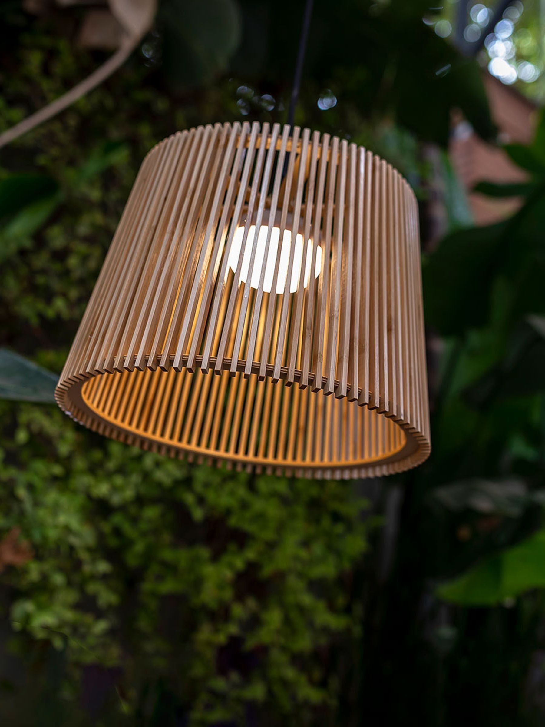 New Garden Brown Okinawa Hanging Cordless Pendant Lamp - Image 1 of 6